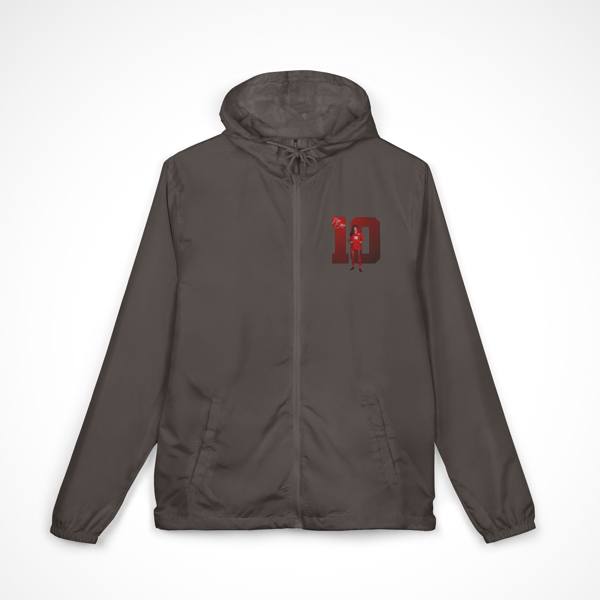 Mia Ortega Full-Zip Windbreaker