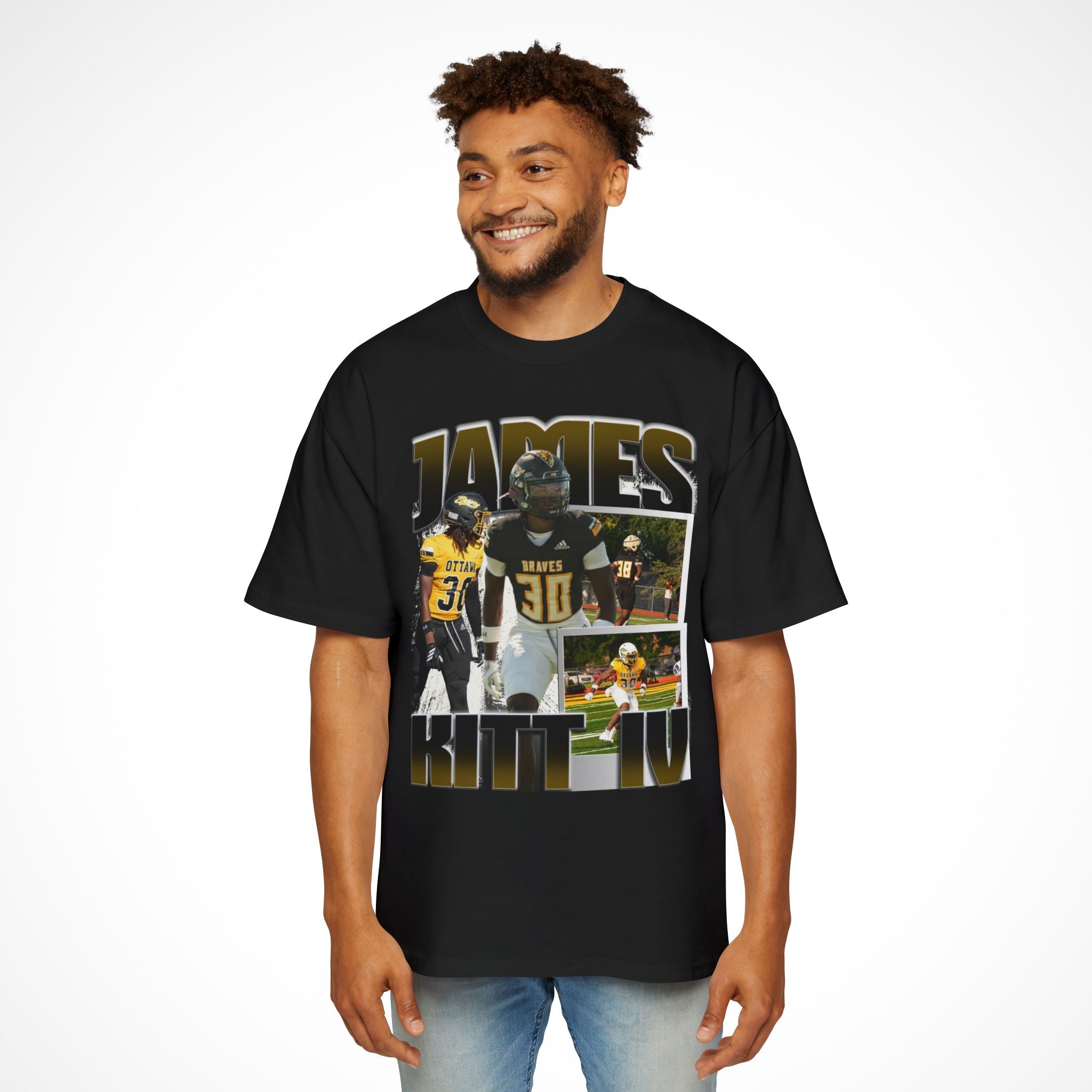 James Kitt IV Graphic Oversized Tee