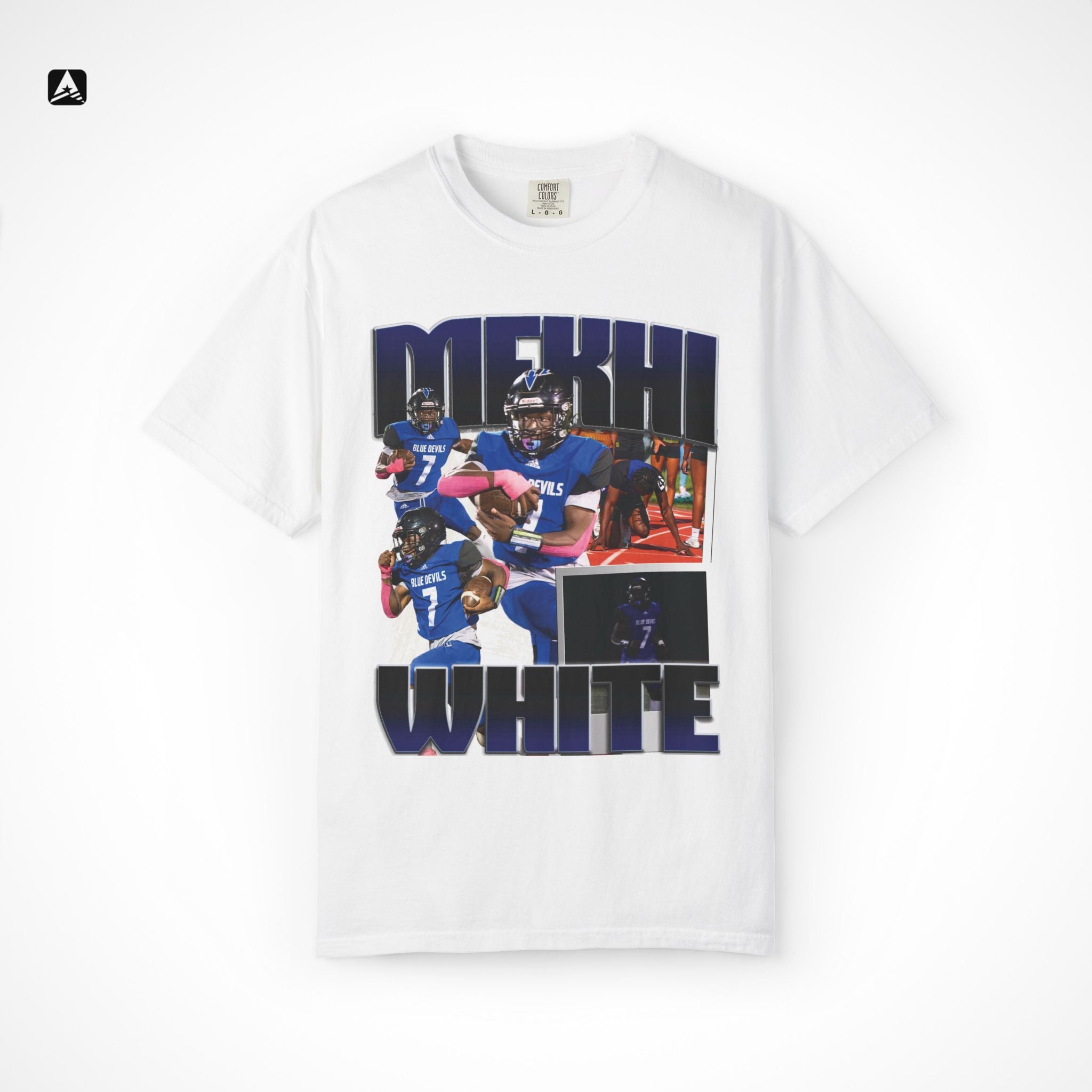 Mekhi White Graphic Tee