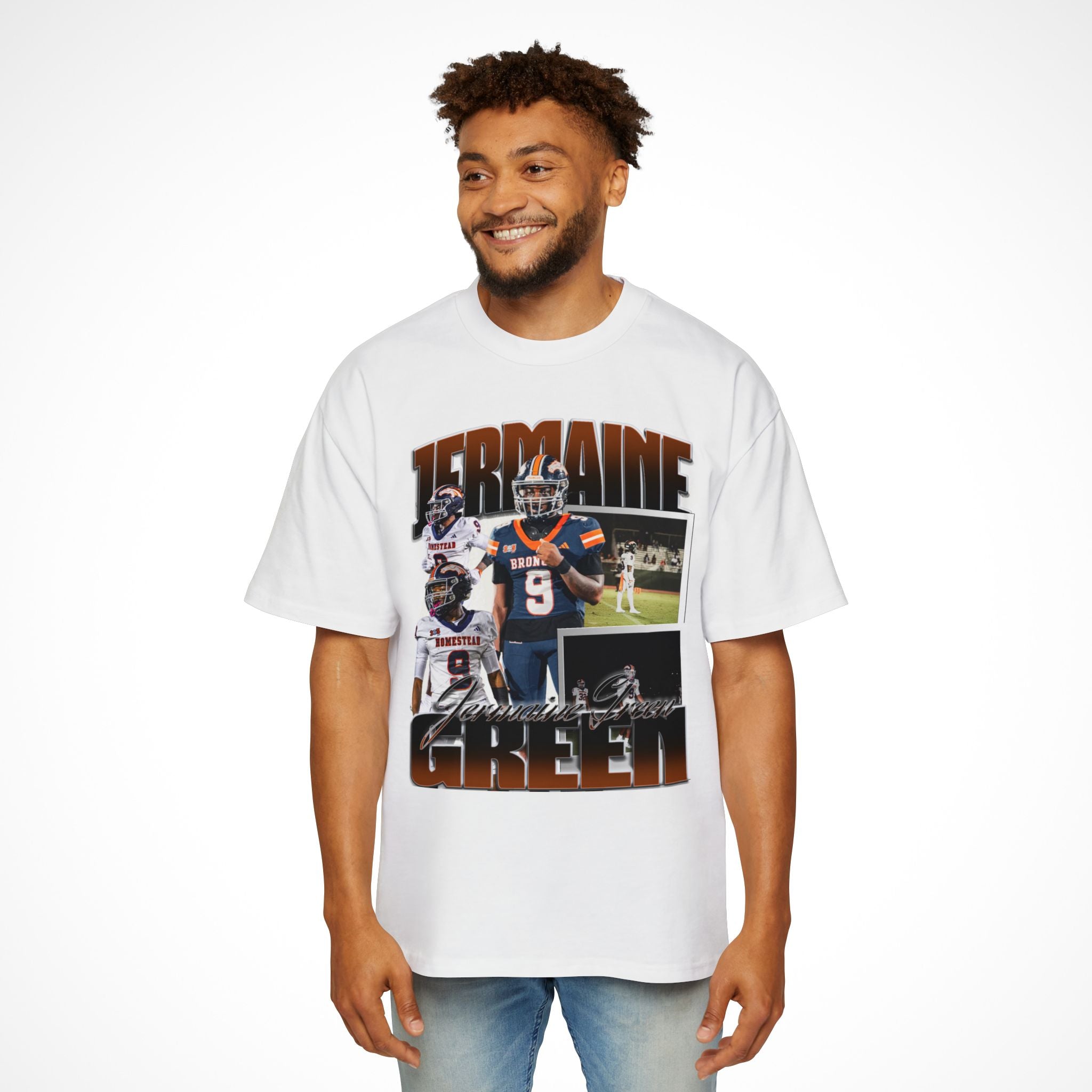 Jermaine Green Oversized Graphic Tee
