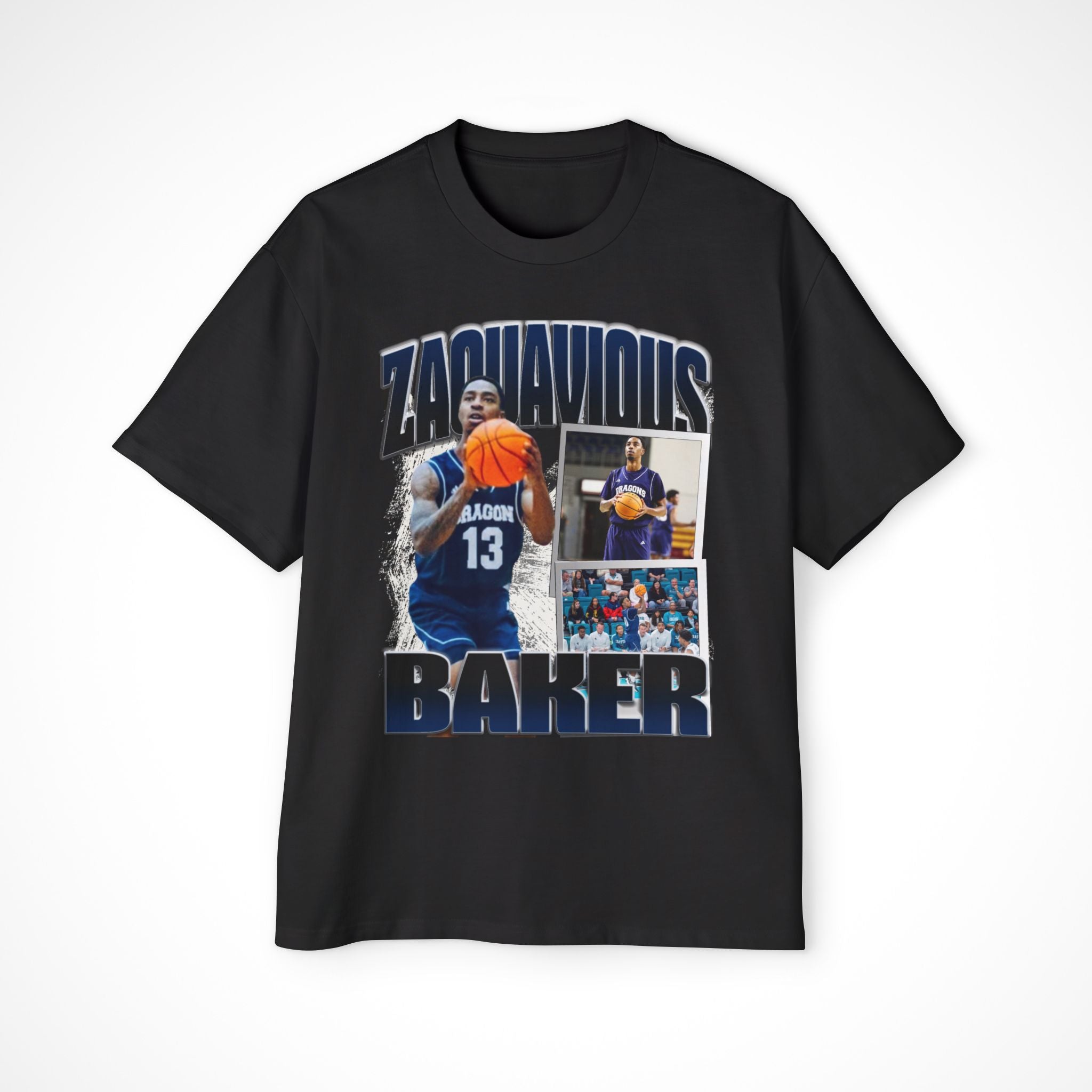 Zaquavious Baker Graphic Oversized Tee