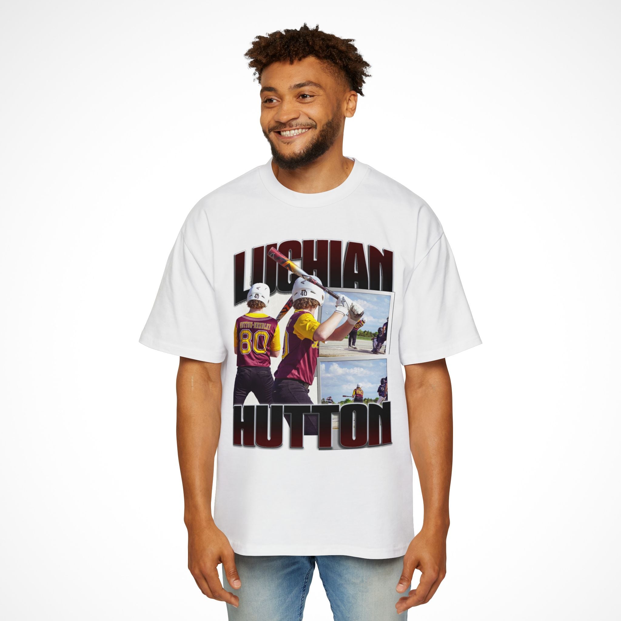 Luchian Hutton Oversized Graphic Tee