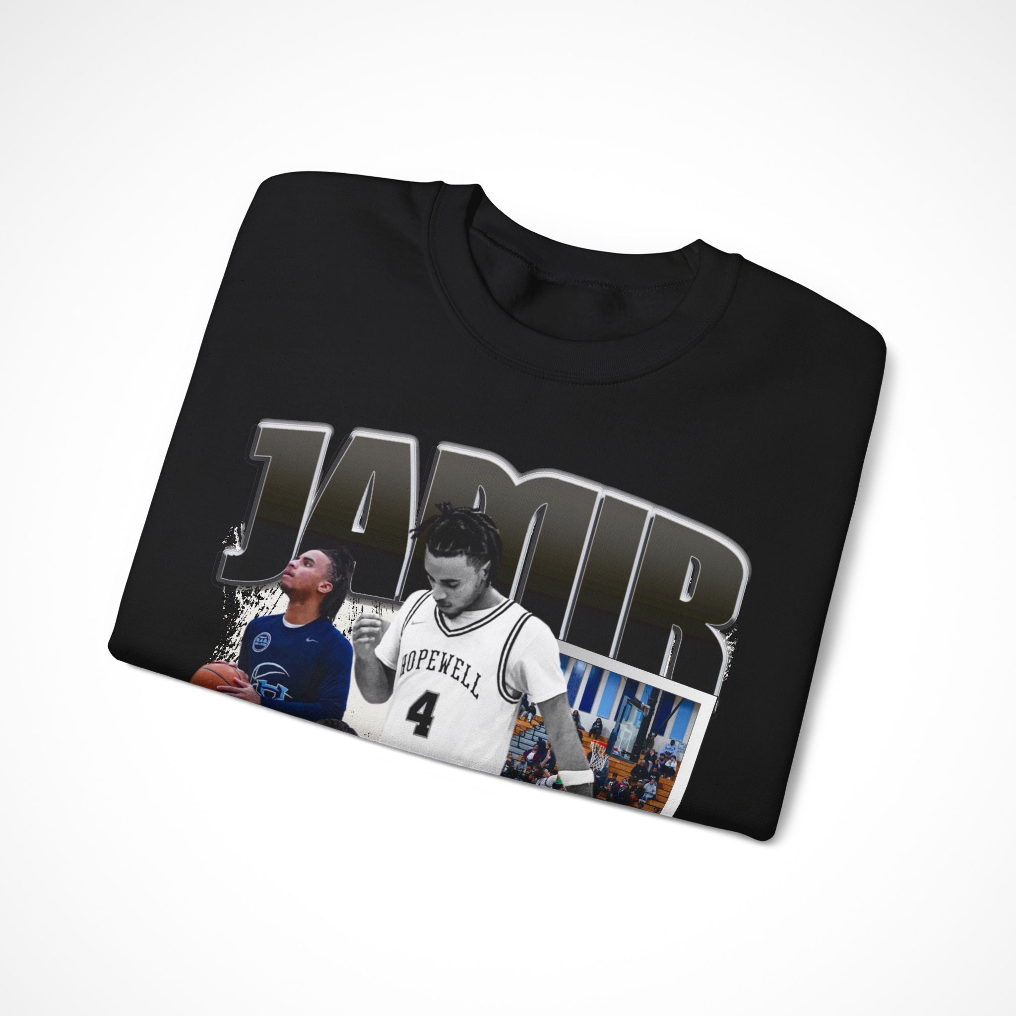 Jamir White Graphic Crewneck