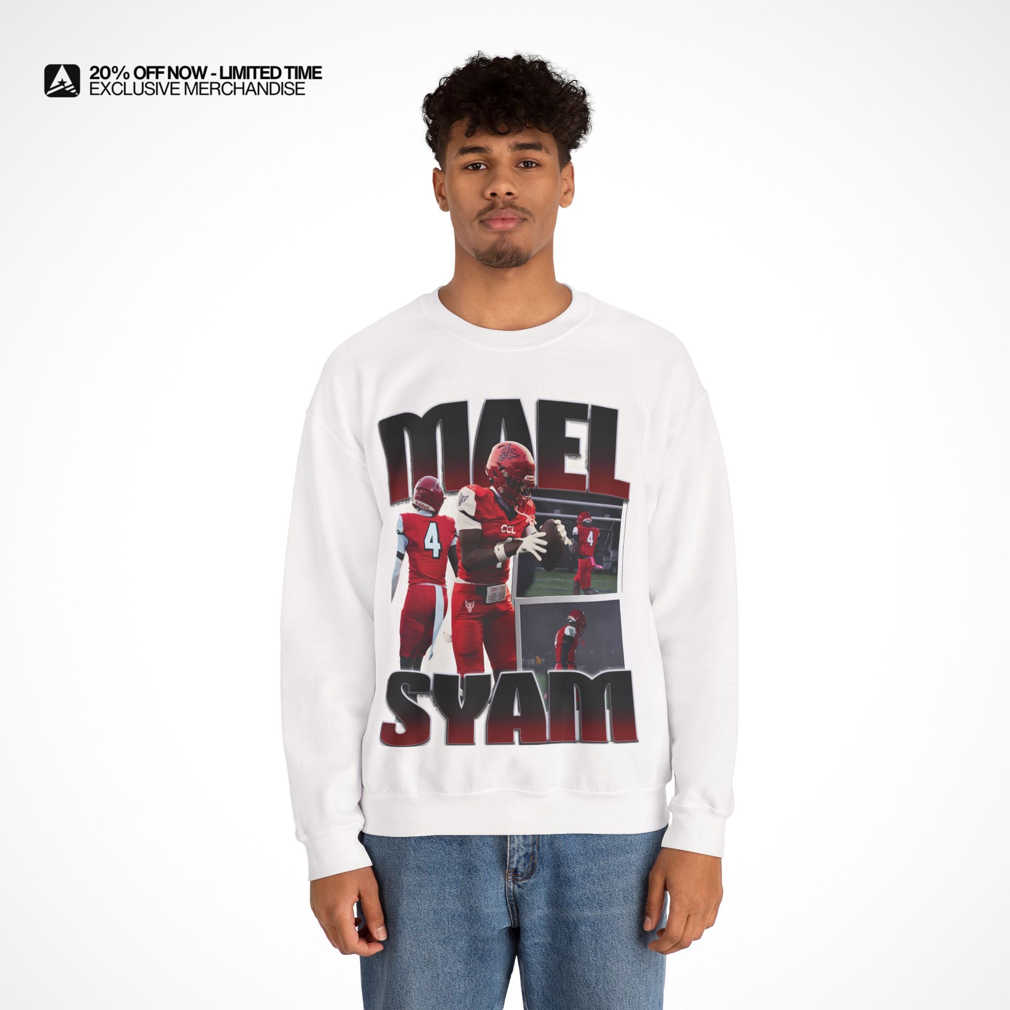 Maël Syam Graphic Crewneck