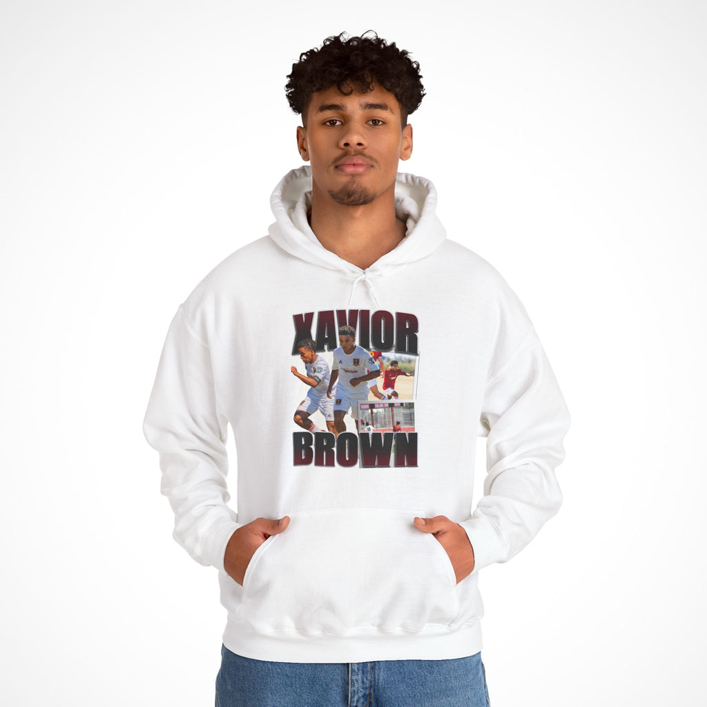 Xavior Brown Graphic Hoodie