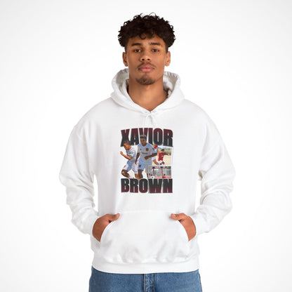 Xavior Brown Graphic Hoodie