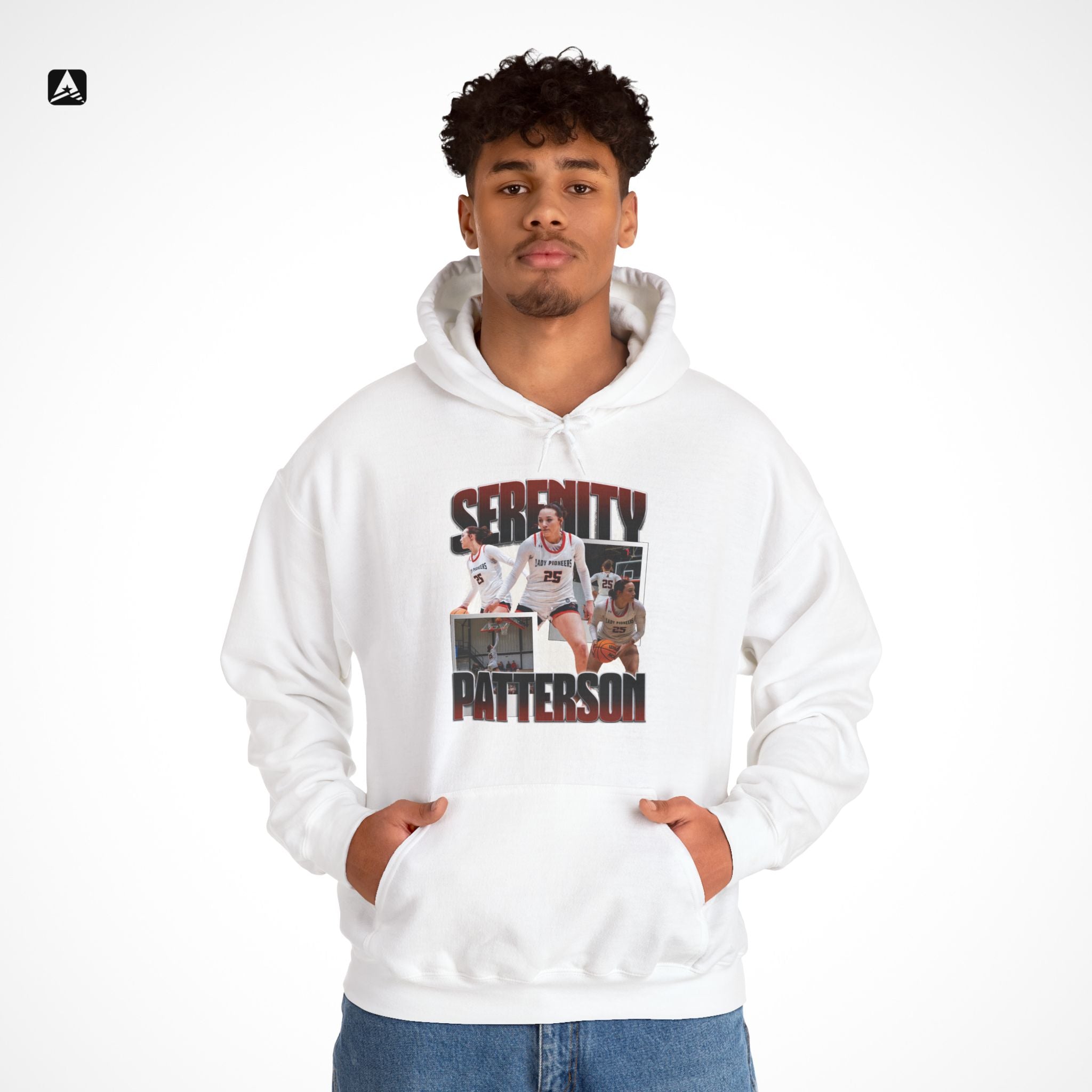 Serenity Patterson Graphic Hoodie