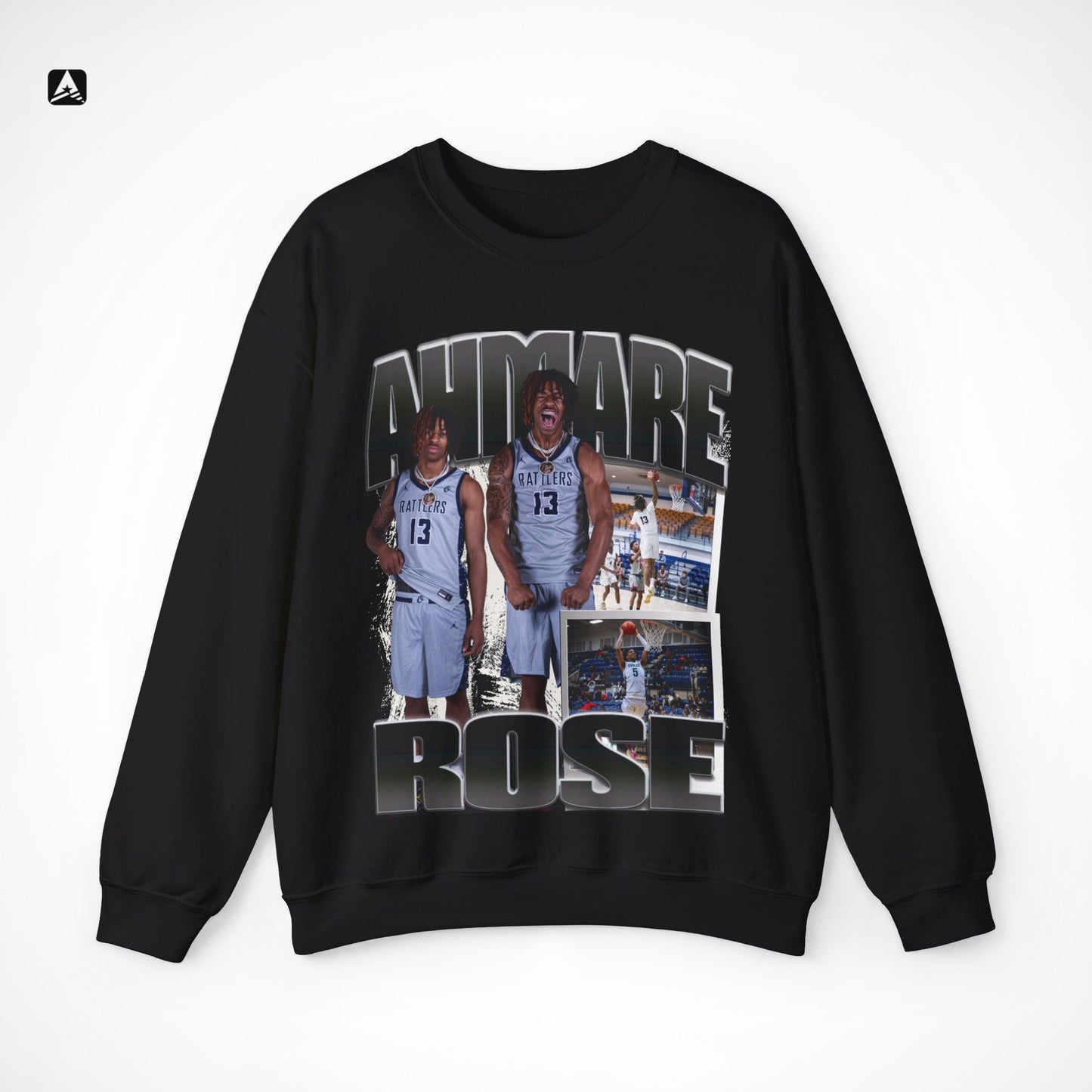 Ahmare Rose Graphic Crewneck