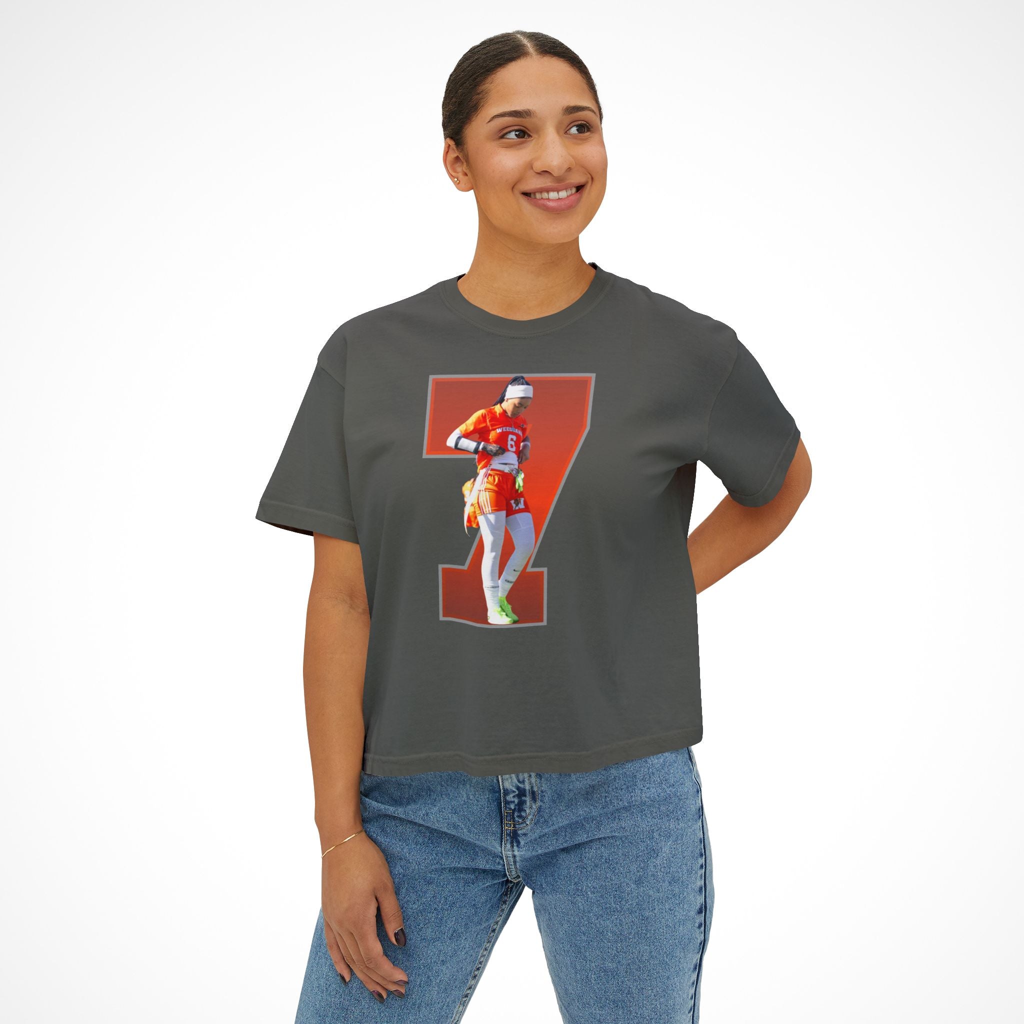 Haddiyah Bell Cropped Tee