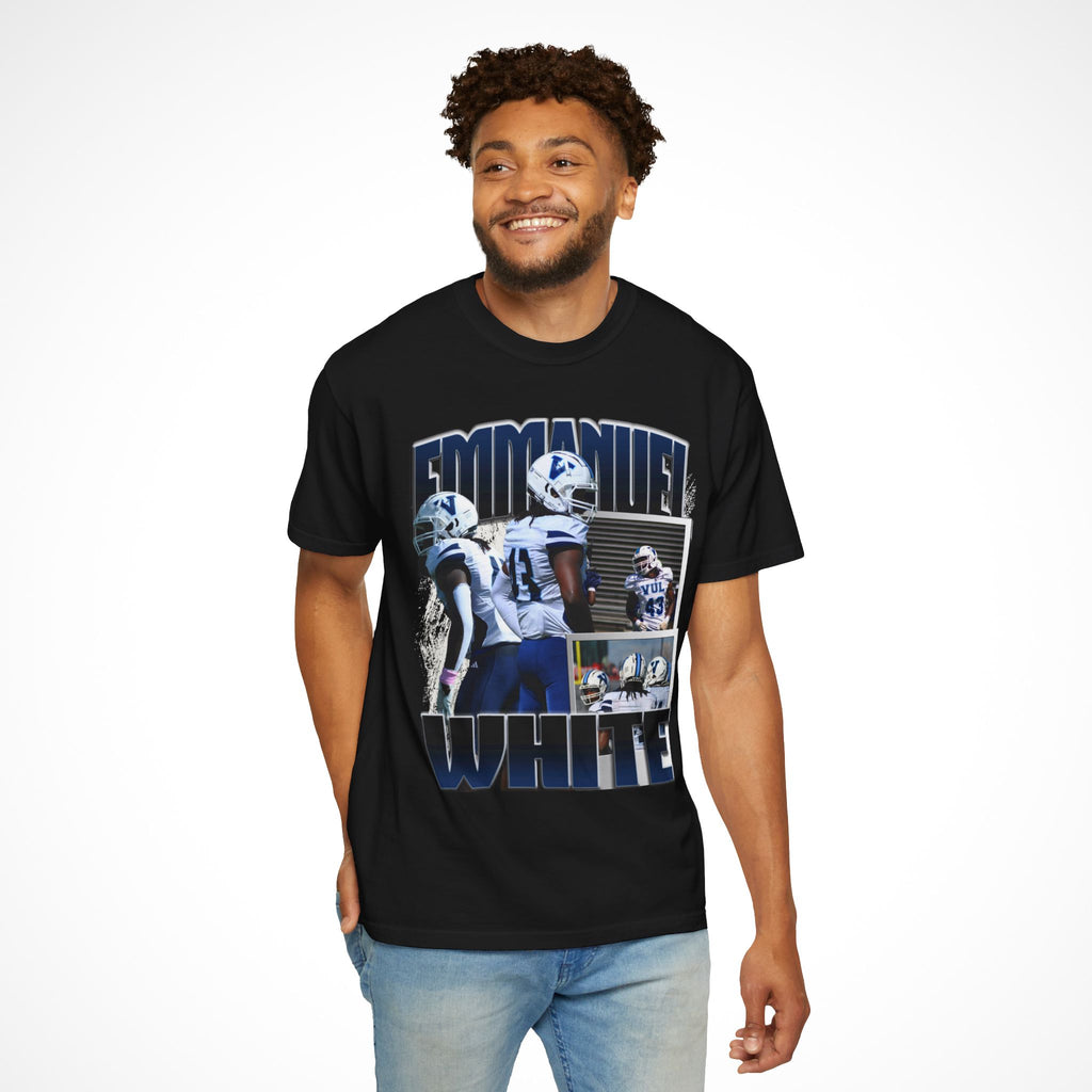 Emmanuel White Graphic Tee