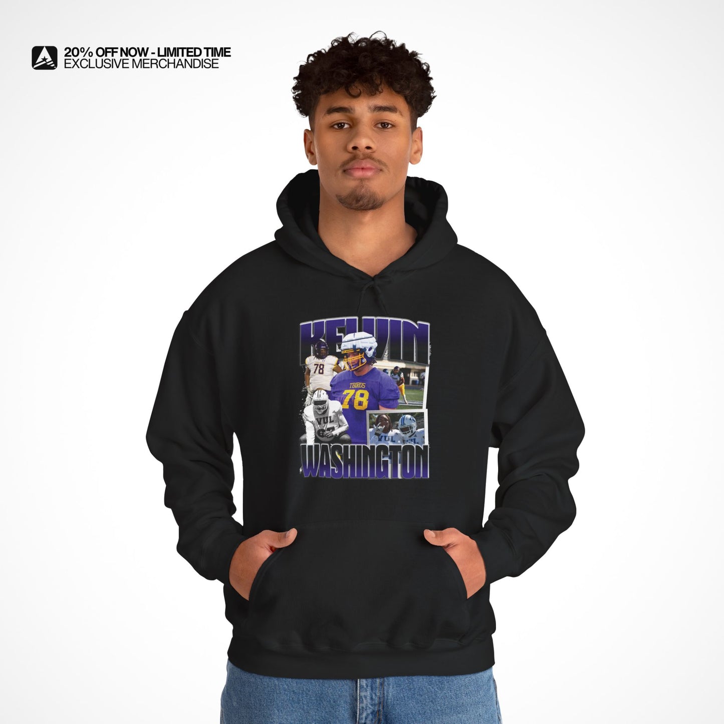 Kelvin Washington Graphic Hoodie