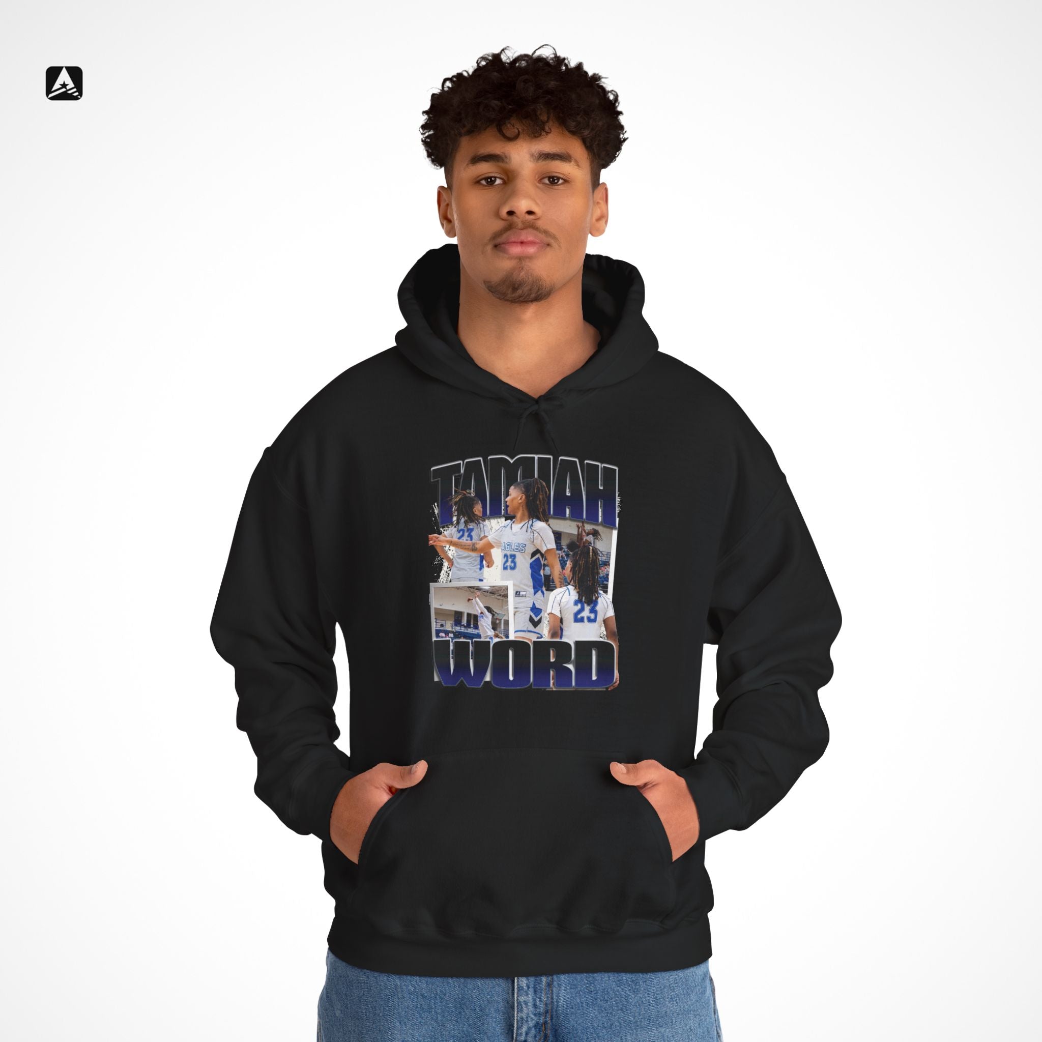 Tamiah Word Graphic Hoodie