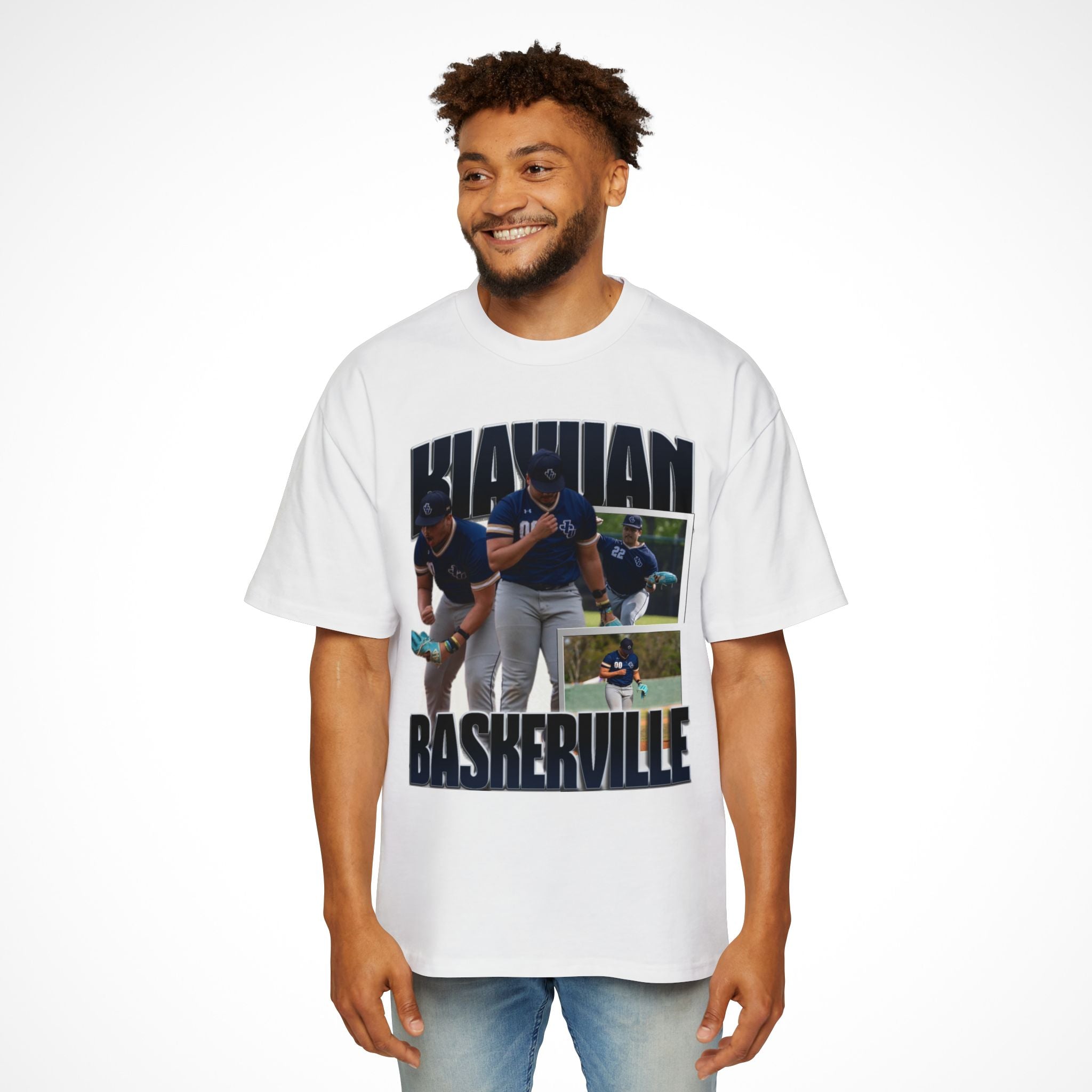 Kiayuan Baskerville Graphic Oversized Tee