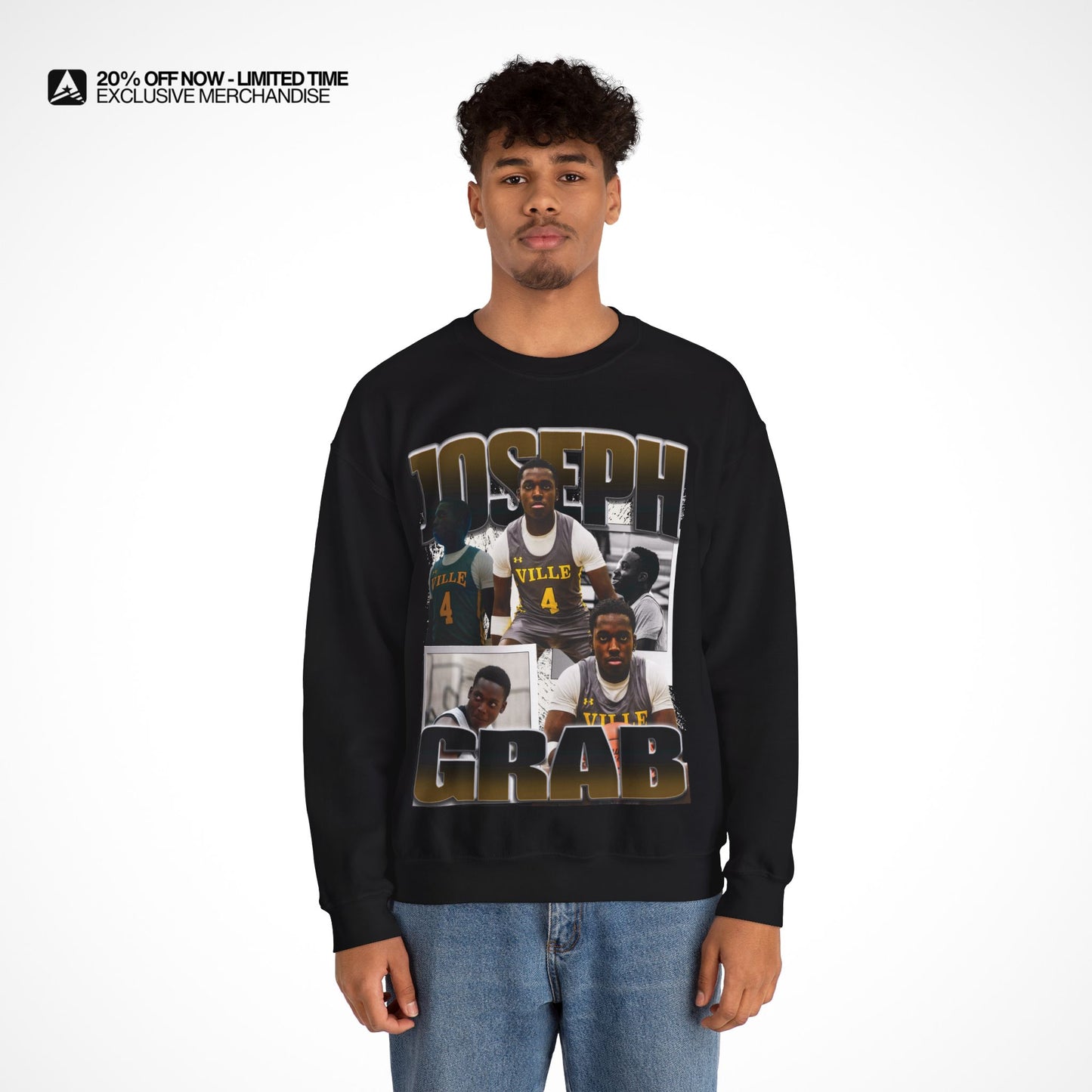 Joseph Grab Graphic Crewneck