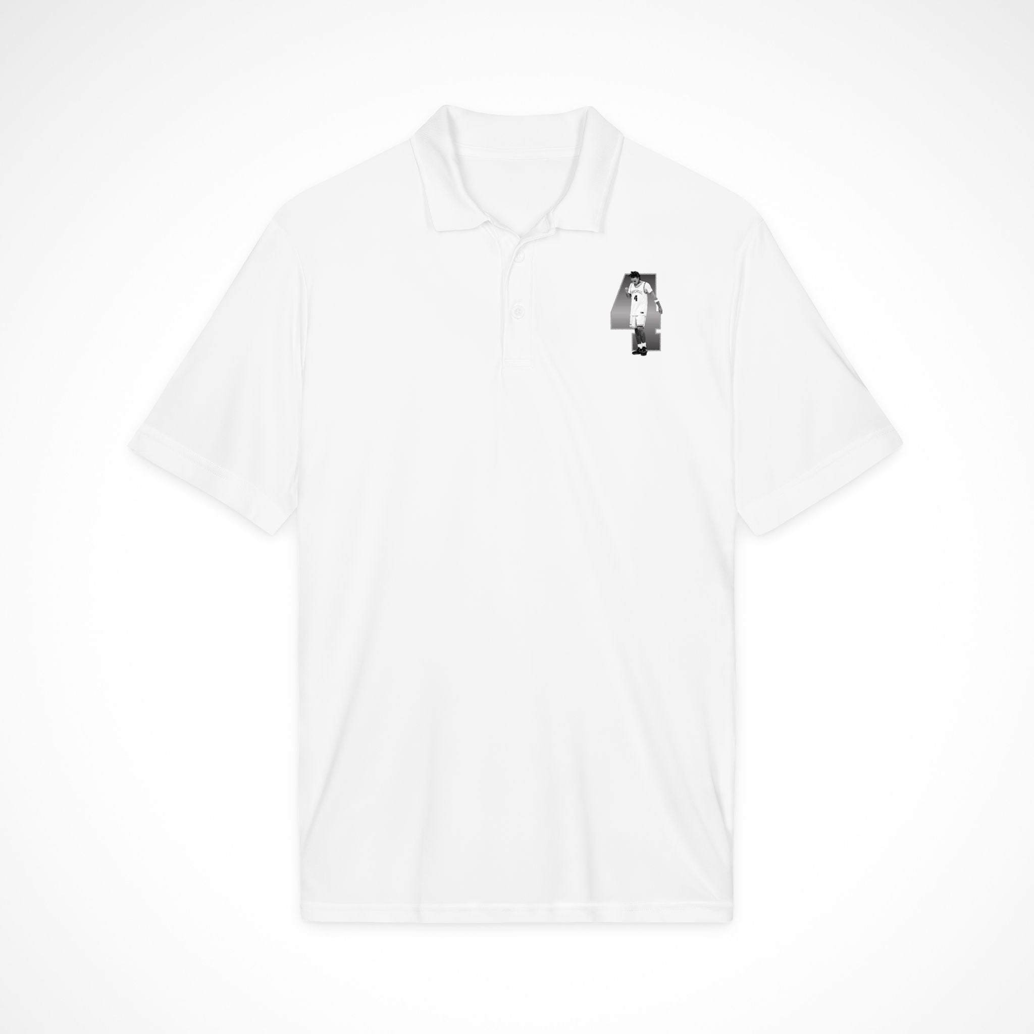 Jamir White Performance Polo