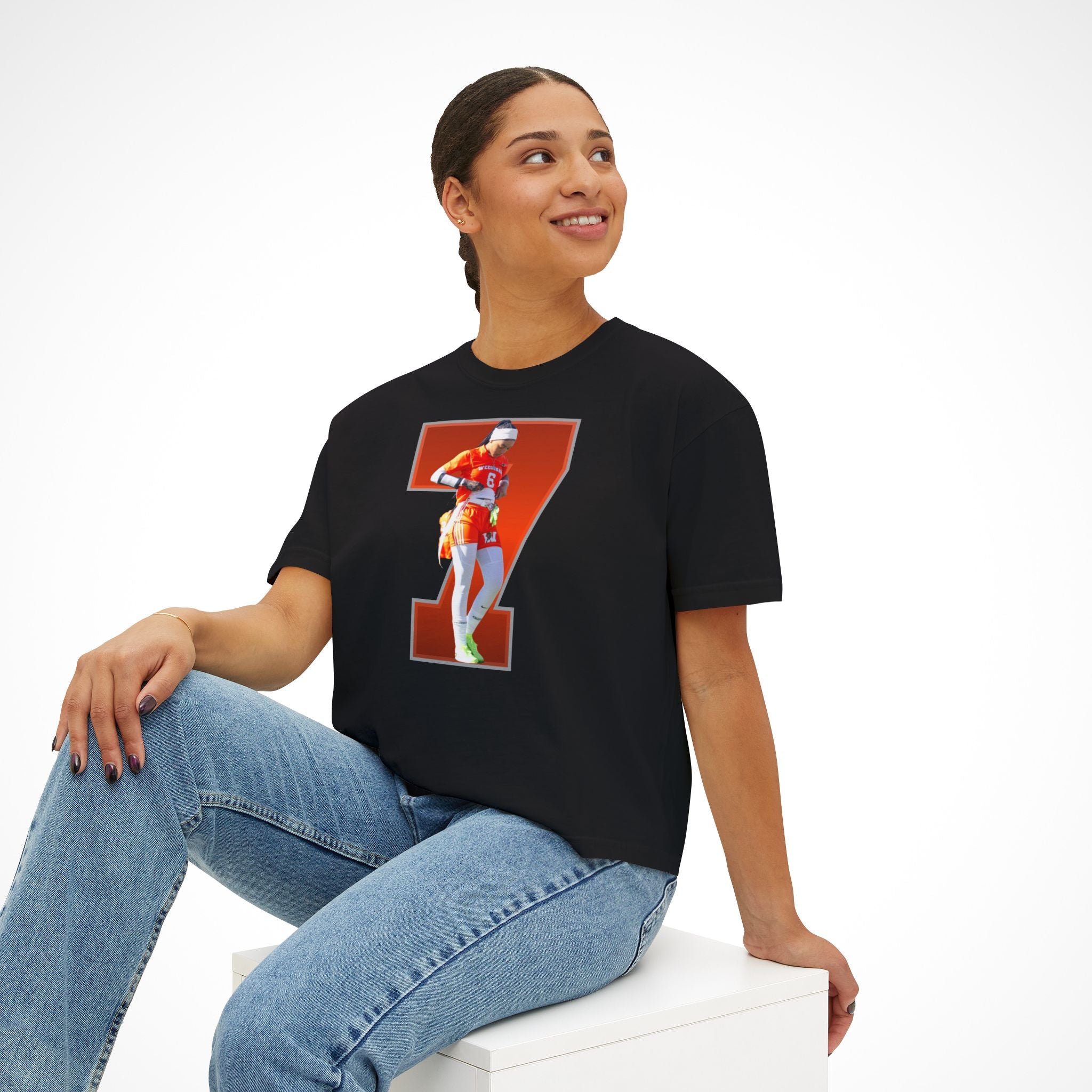 Haddiyah Bell Cropped Tee