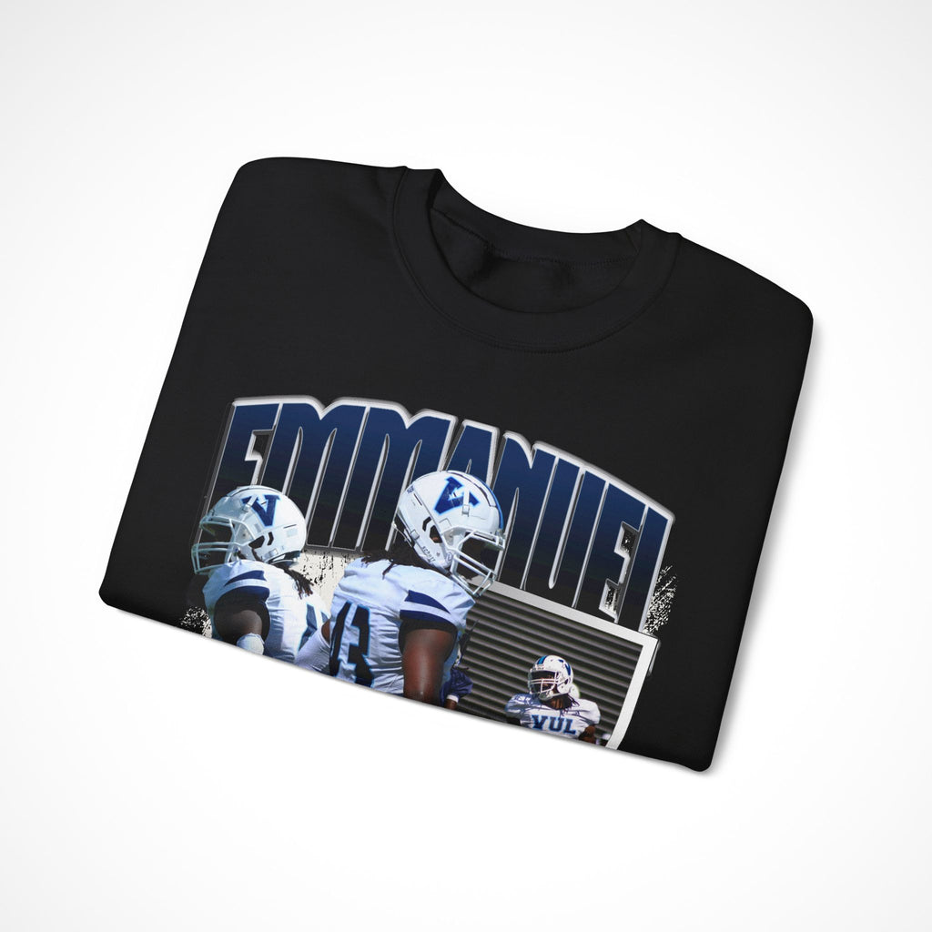 Emmanuel White Graphic Crewneck