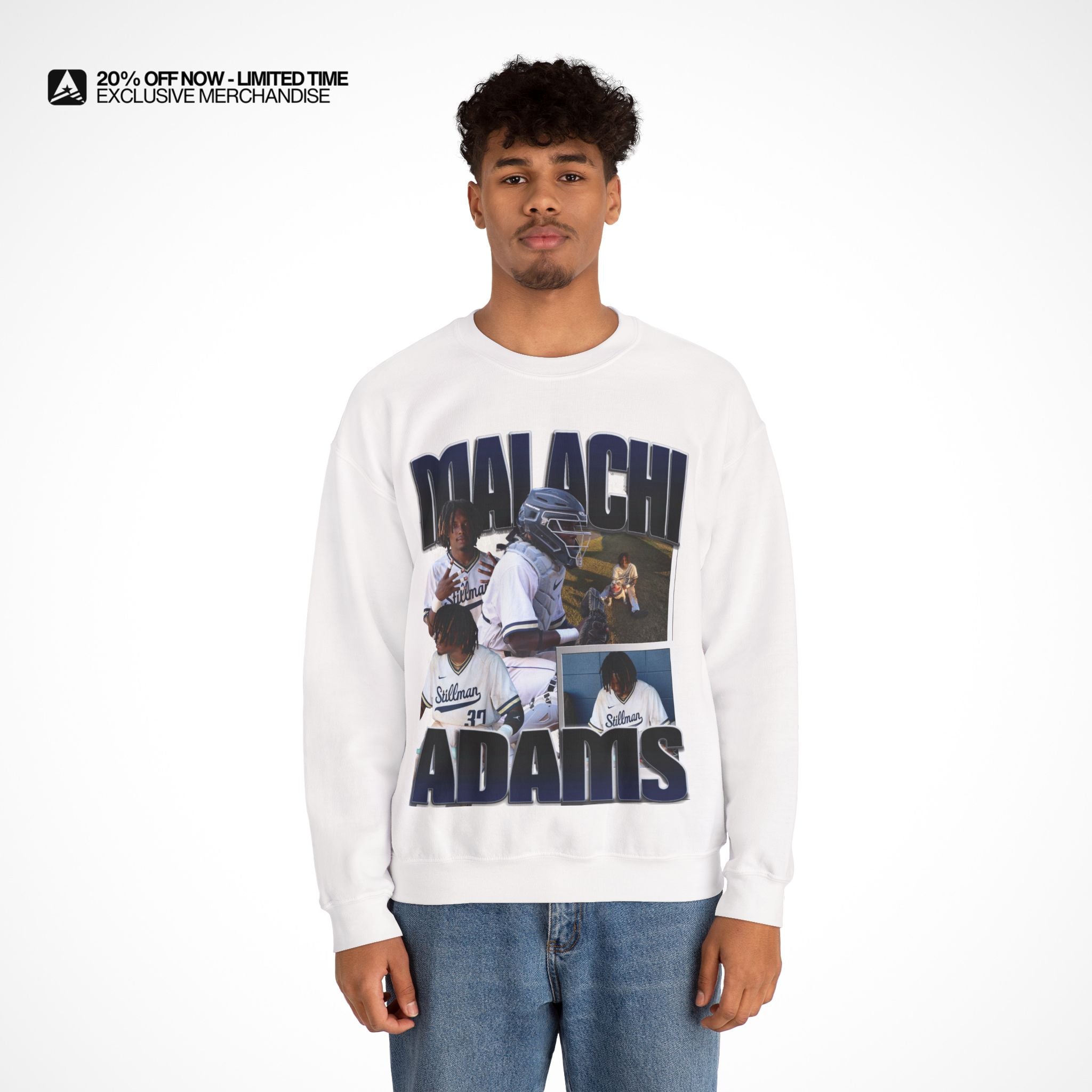 Malachi Adams Graphic Crewneck