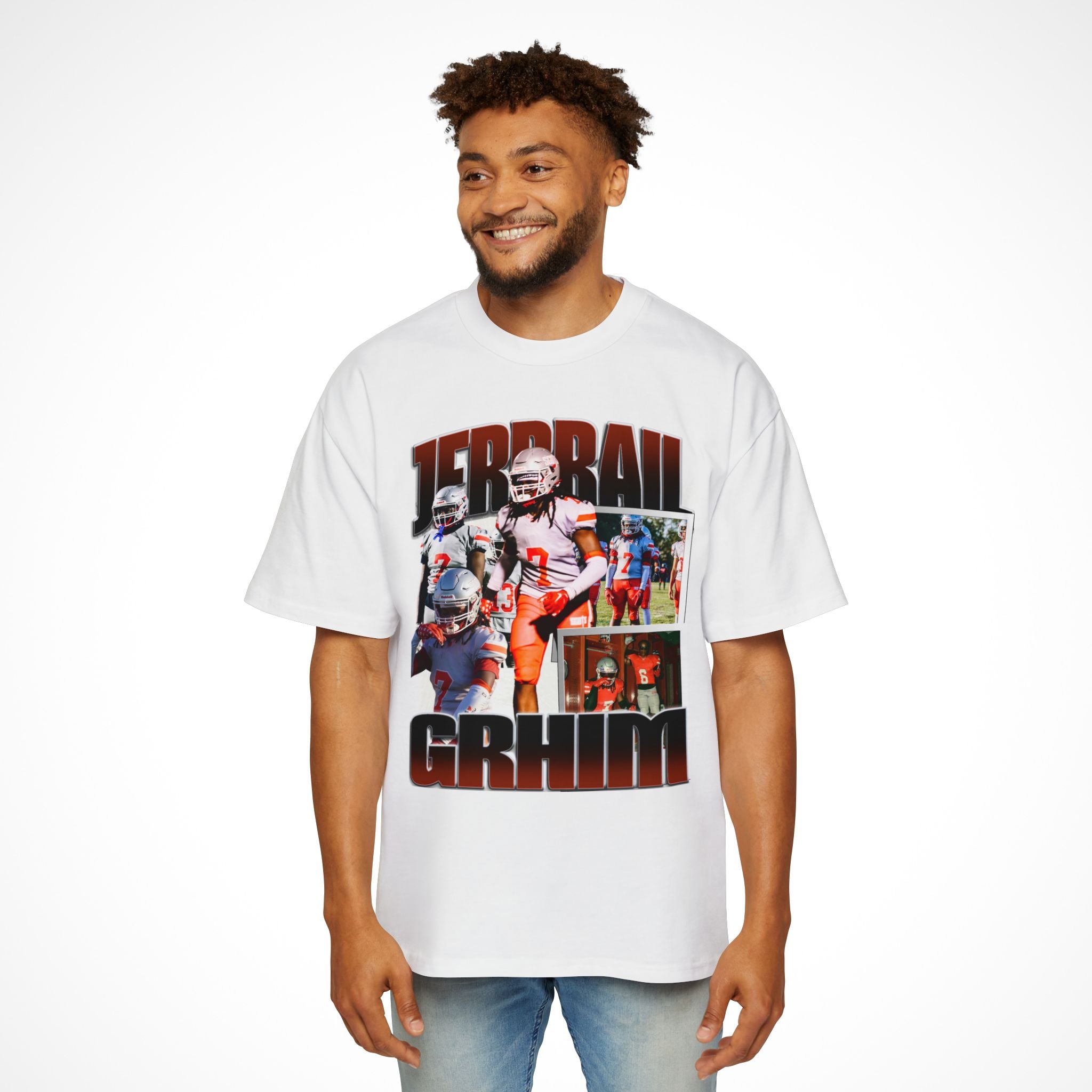 JerBrail Grhim Oversized Graphic Tee