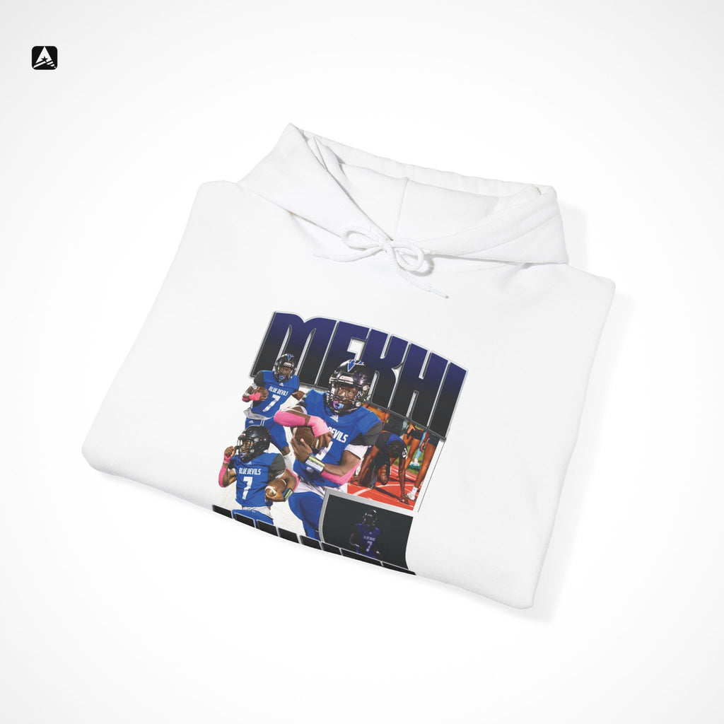 Mekhi White Graphic Hoodie