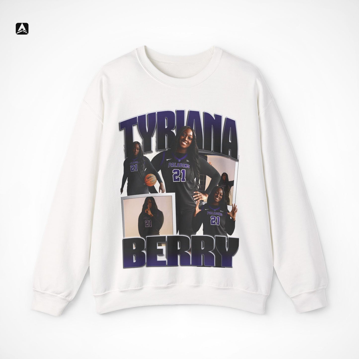 Tyriana Berry Graphic Crewneck