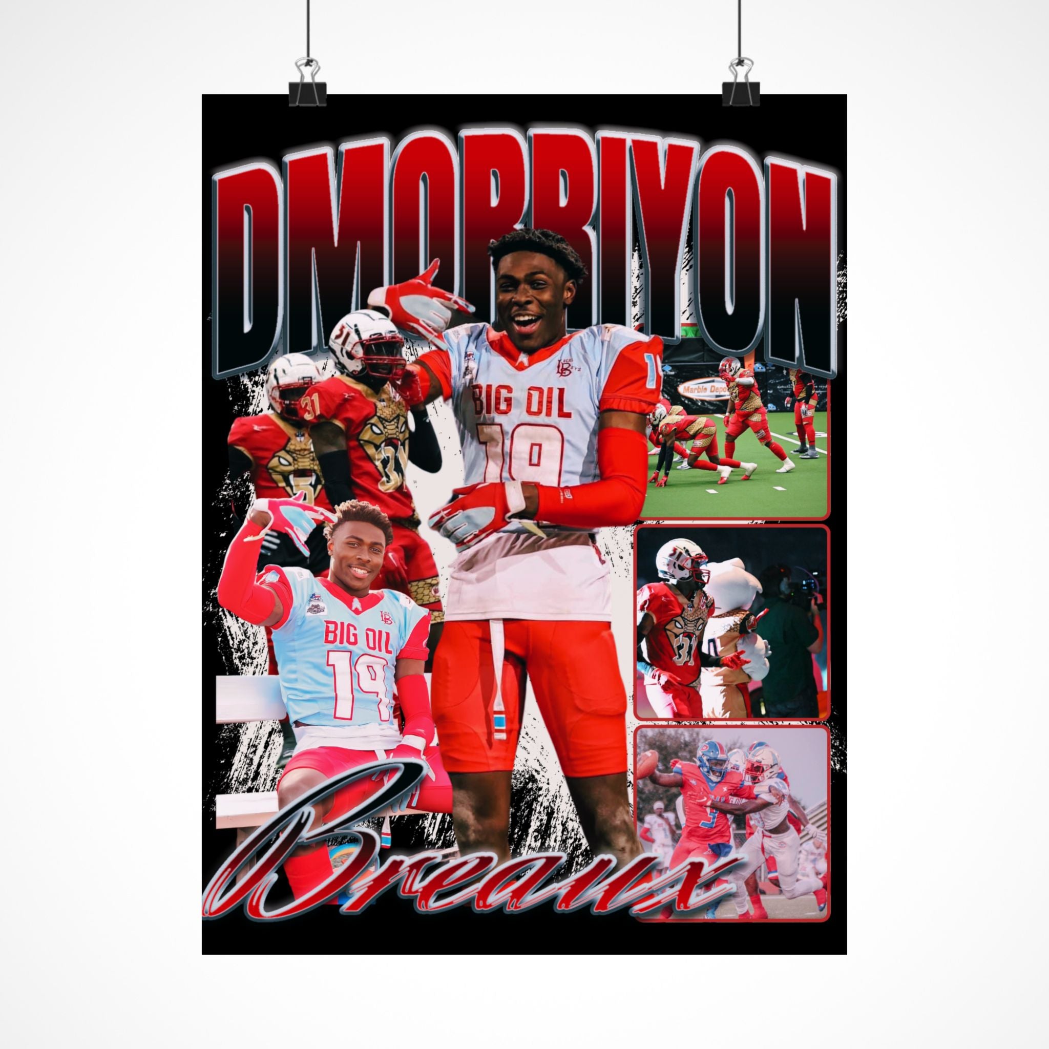 Dmorriyon Breaux Graphic Poster