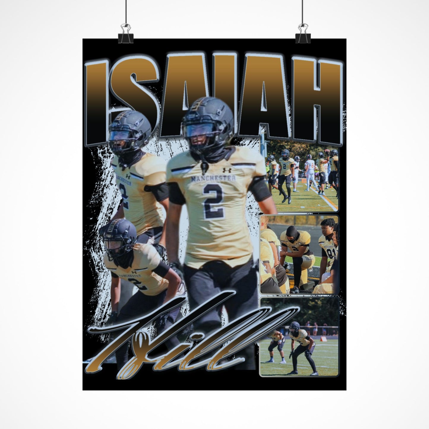 Isaiah Hill Graphic Poster