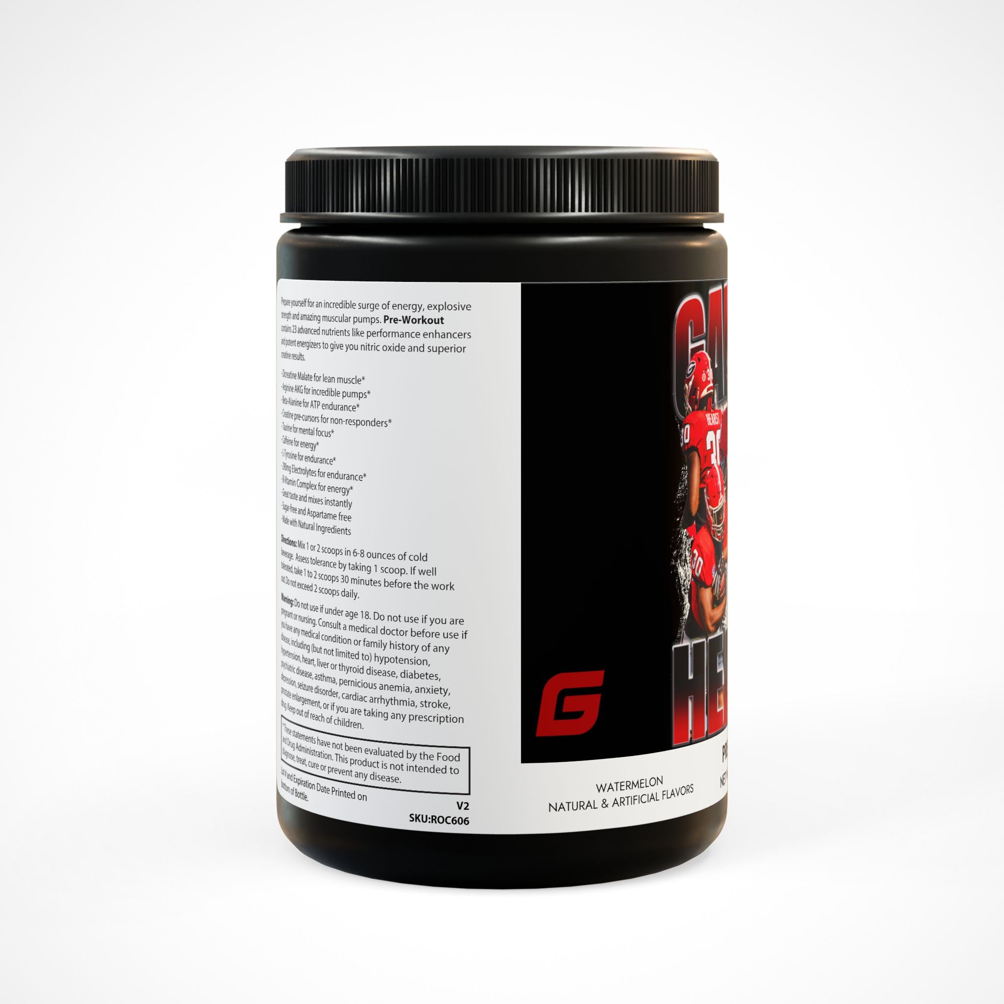 Gannon Hearst Pre-Workout, Watermelon (300g)