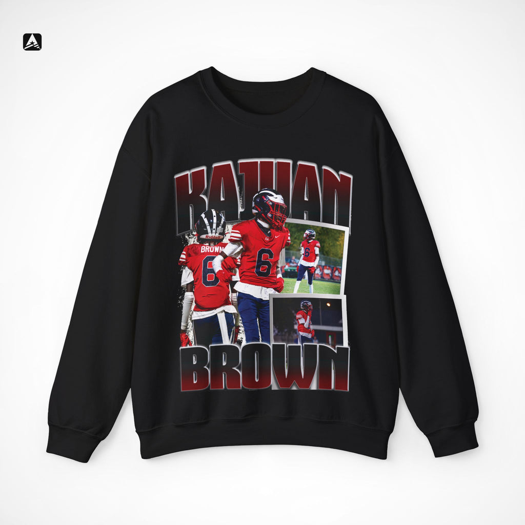 Kajuan Brown Graphic Crewneck
