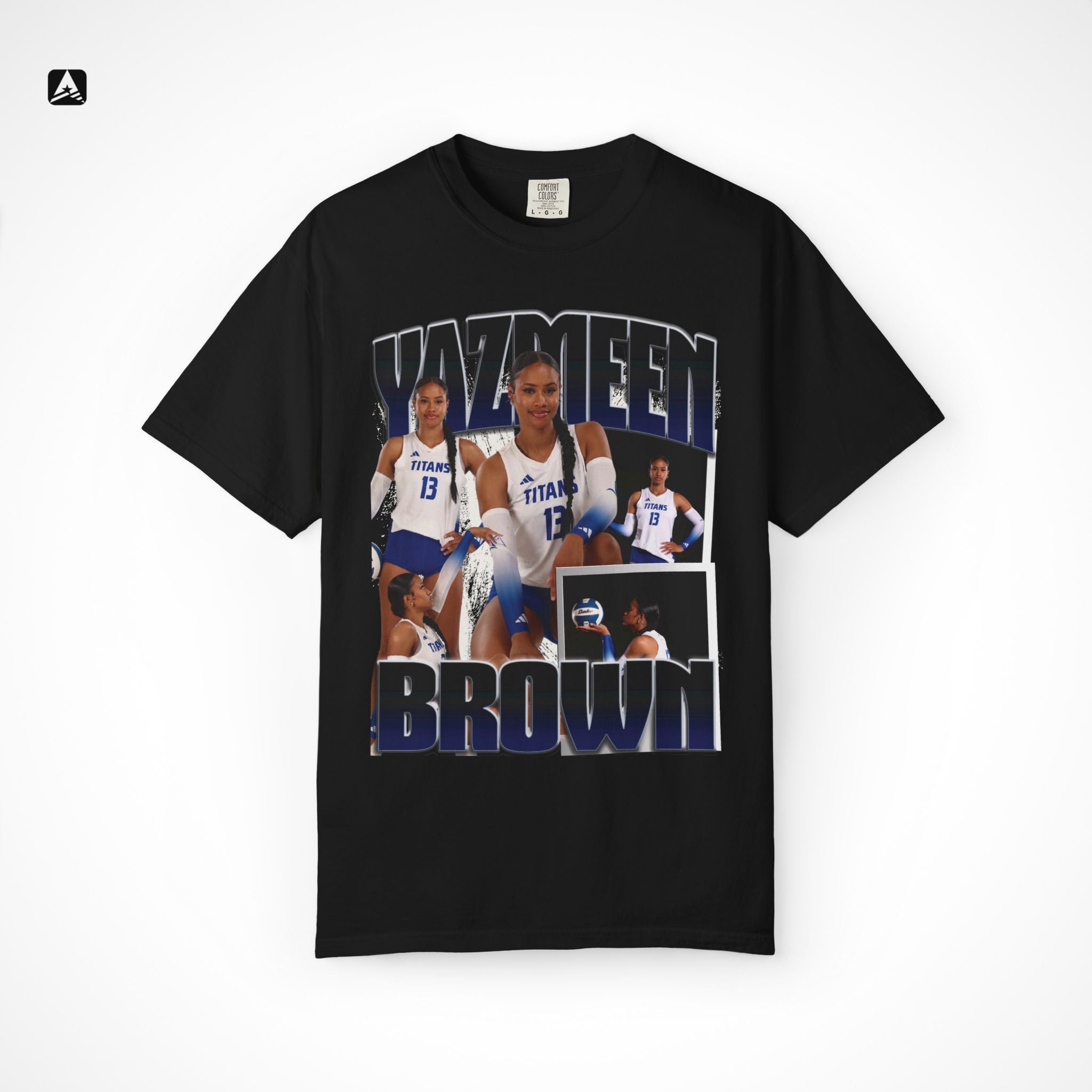 Yazmeen Brown Graphic Tee