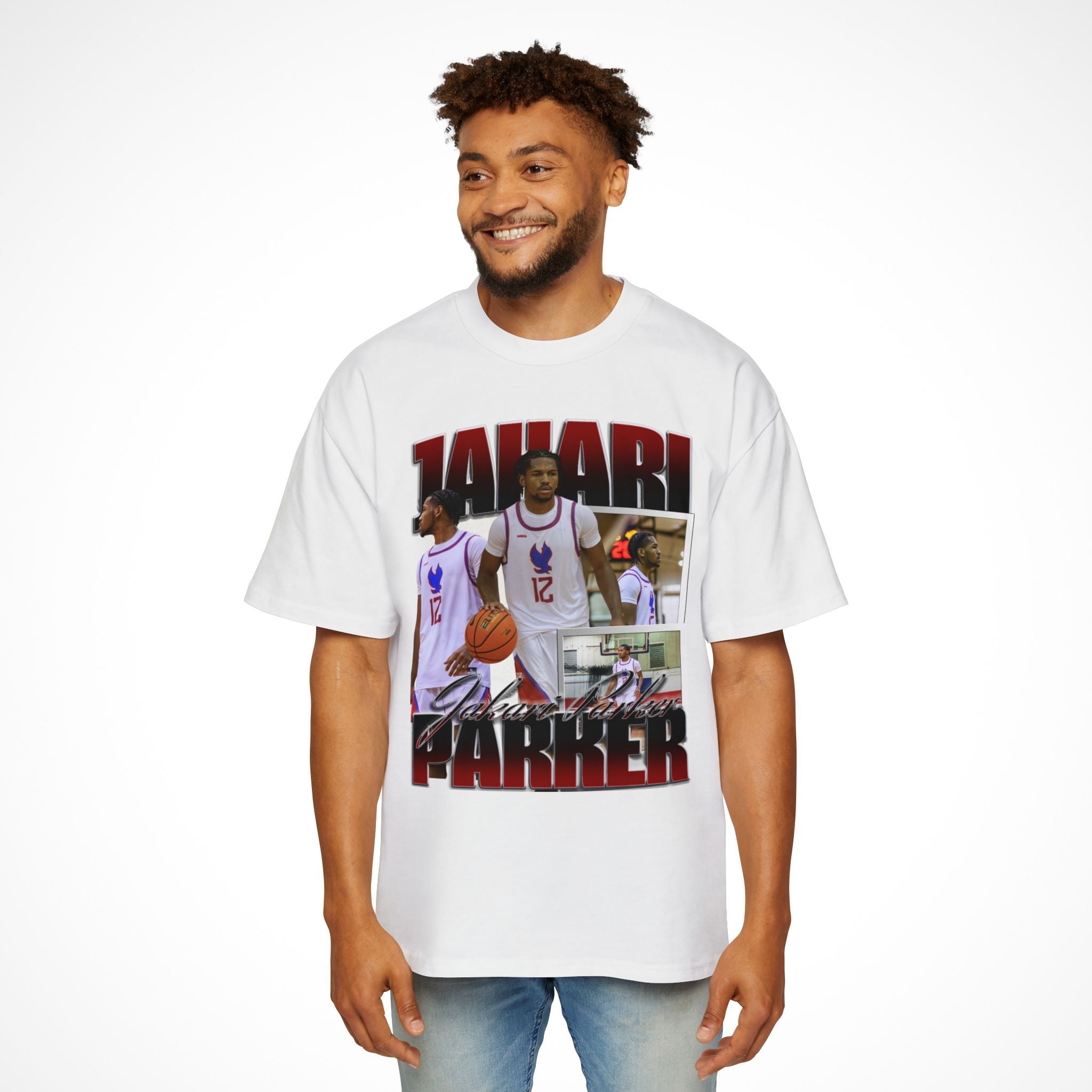 Jakari Parker Oversized Graphic Tee