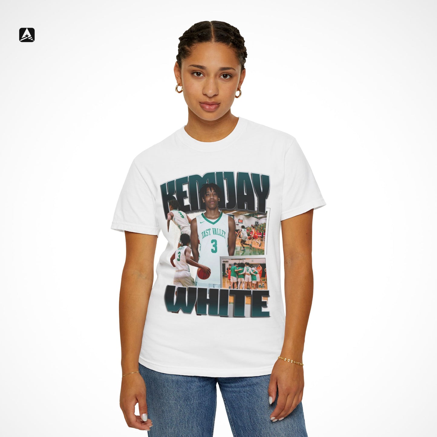 Kemijay White Graphic Tee