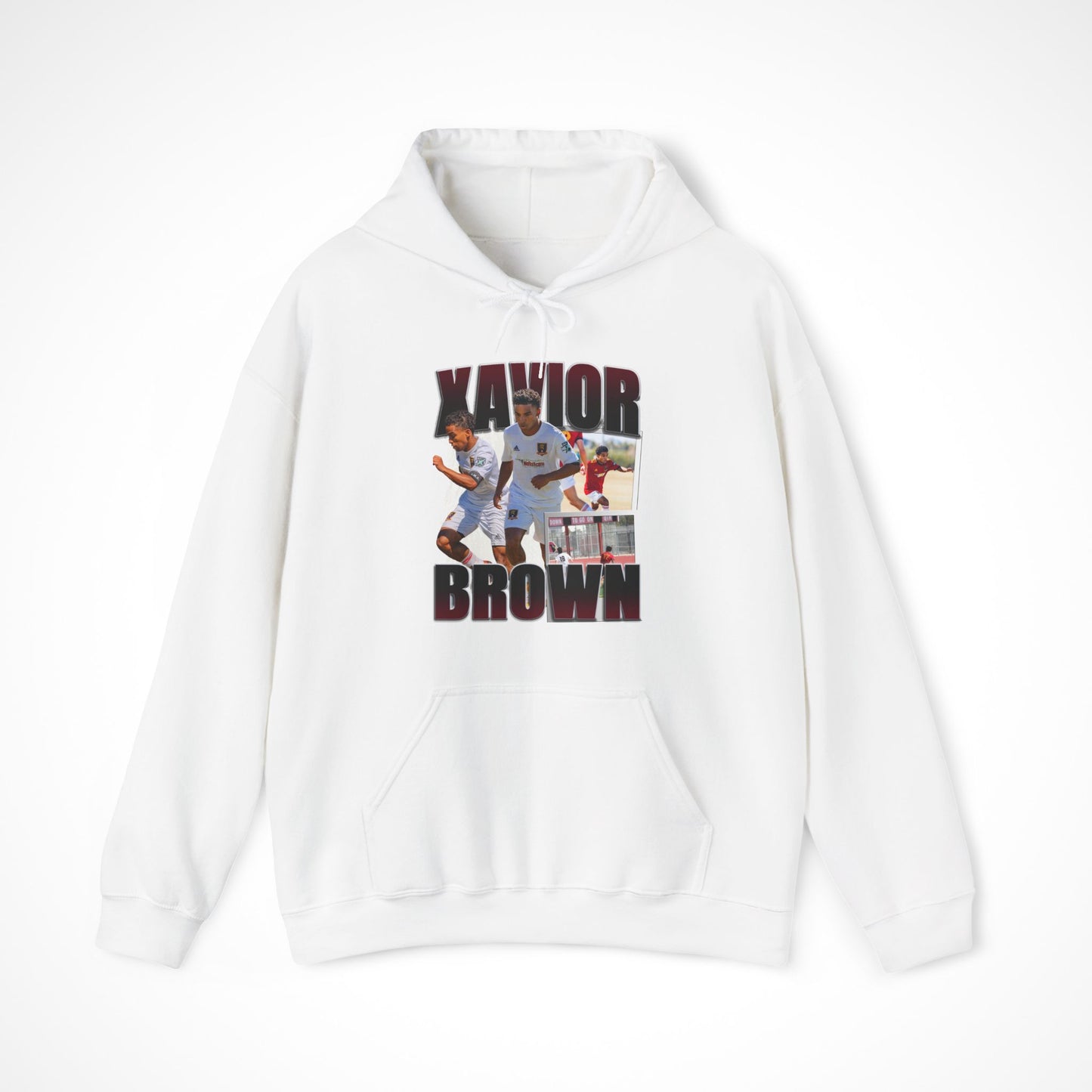Xavior Brown Graphic Hoodie