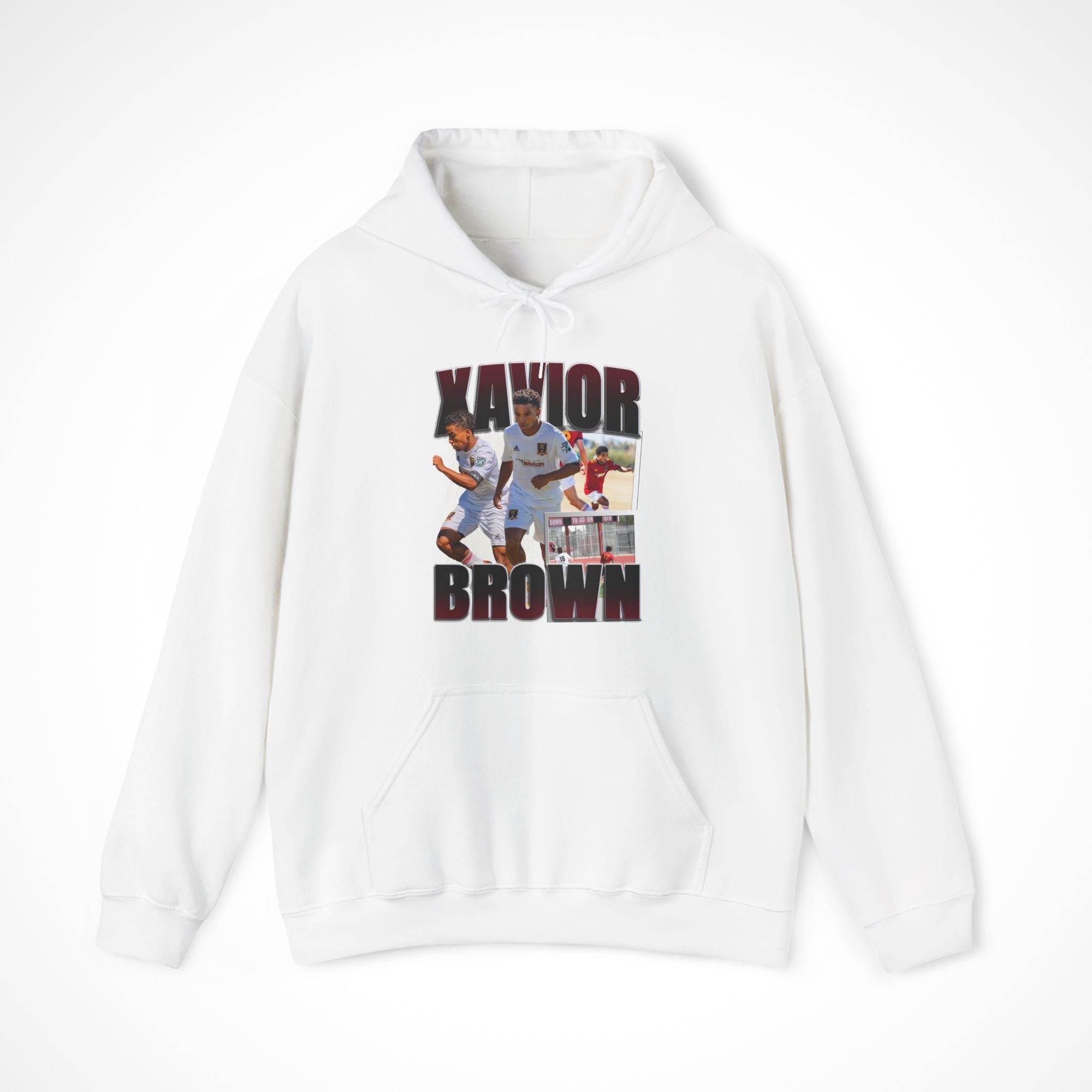 Xavior Brown Graphic Hoodie