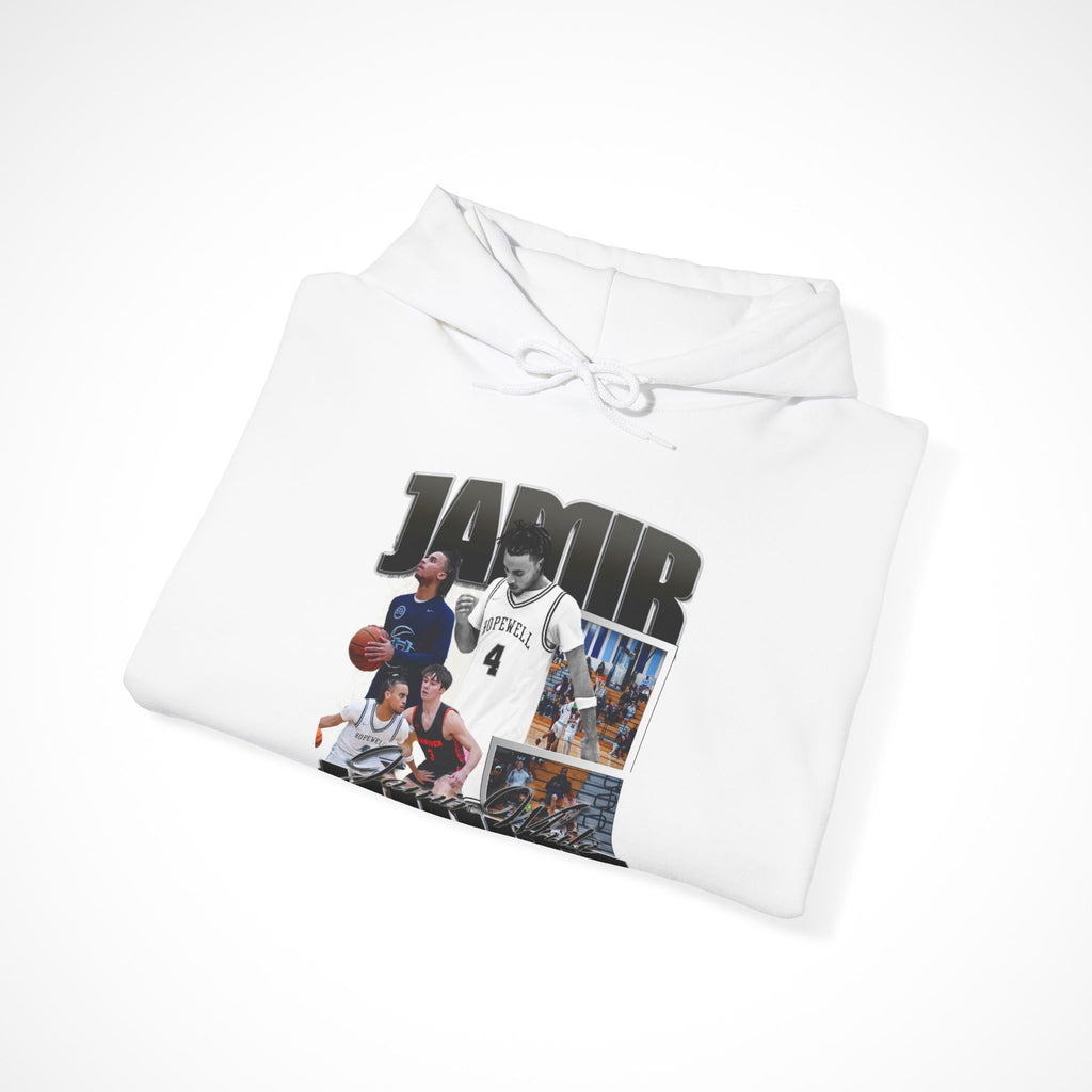 Jamir White Graphic Hoodie
