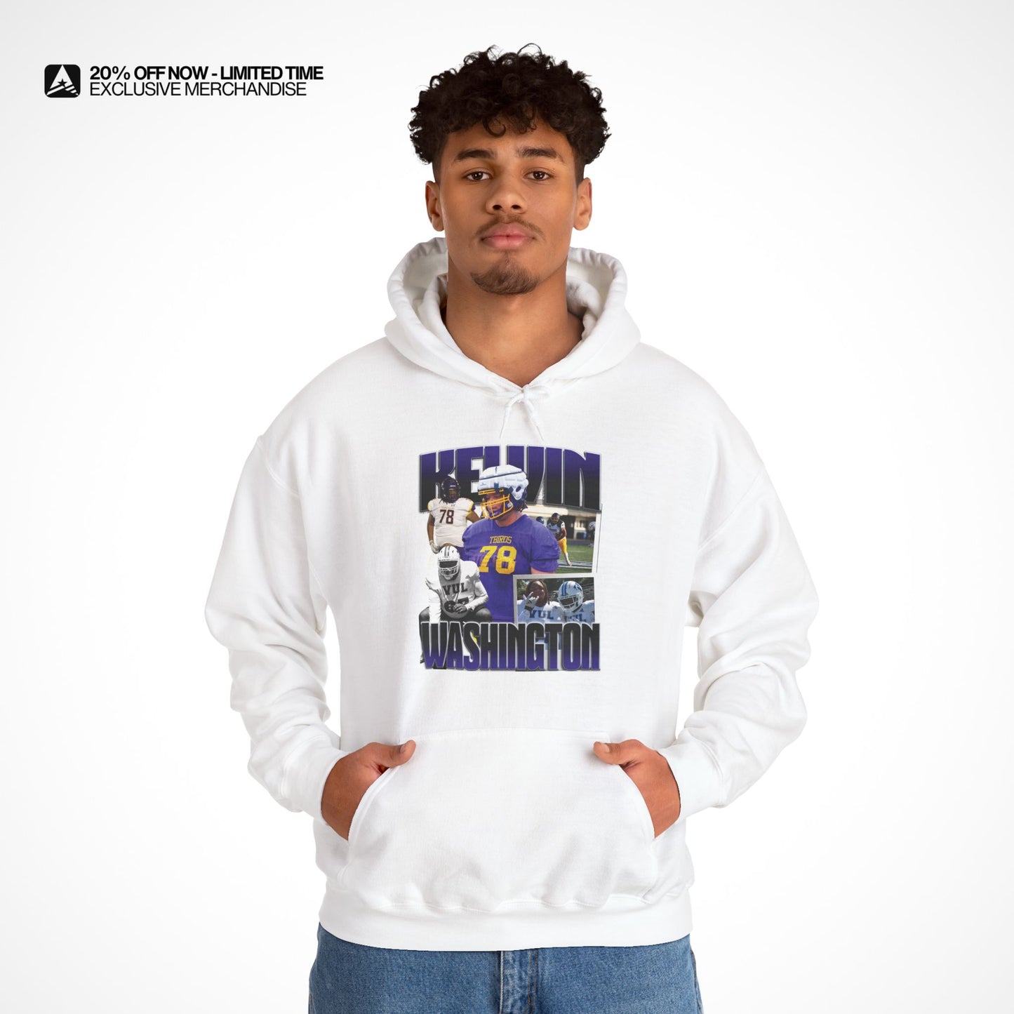 Kelvin Washington Graphic Hoodie