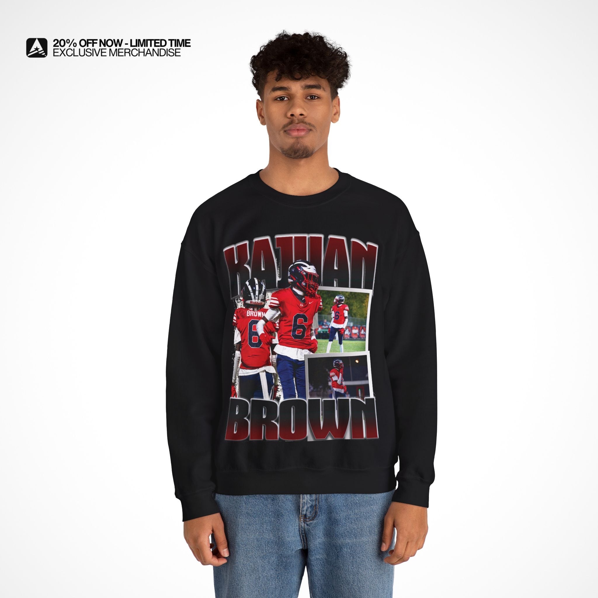 Kajuan Brown Graphic Crewneck