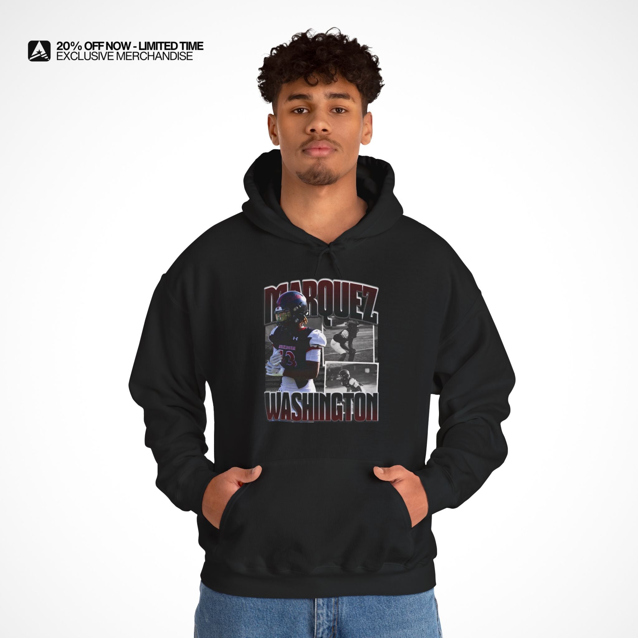 Marquez Washington Graphic Hoodie