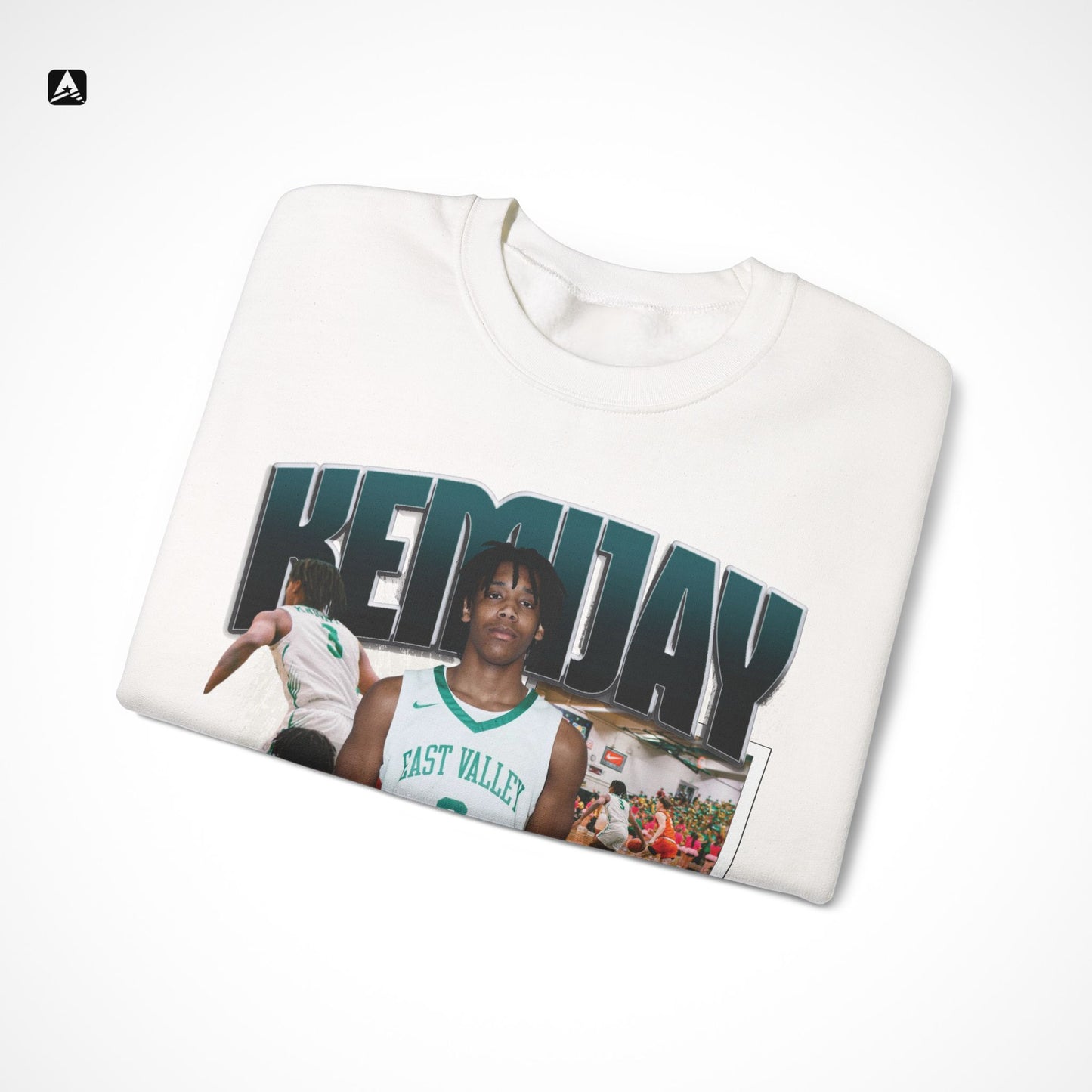 Kemijay White Graphic Crewneck