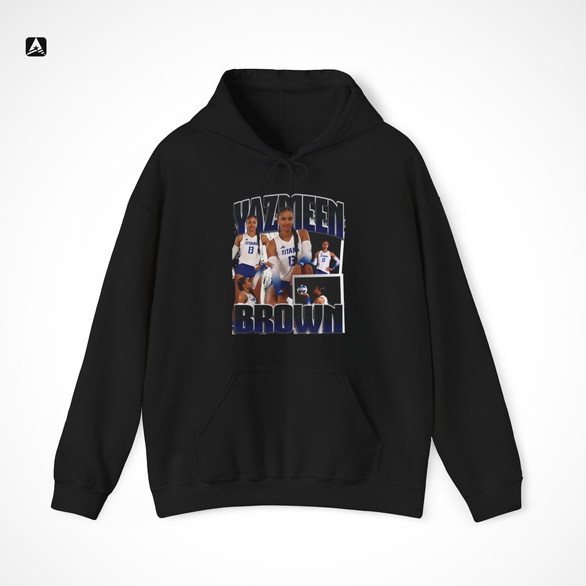 Yazmeen Brown Graphic Hoodie