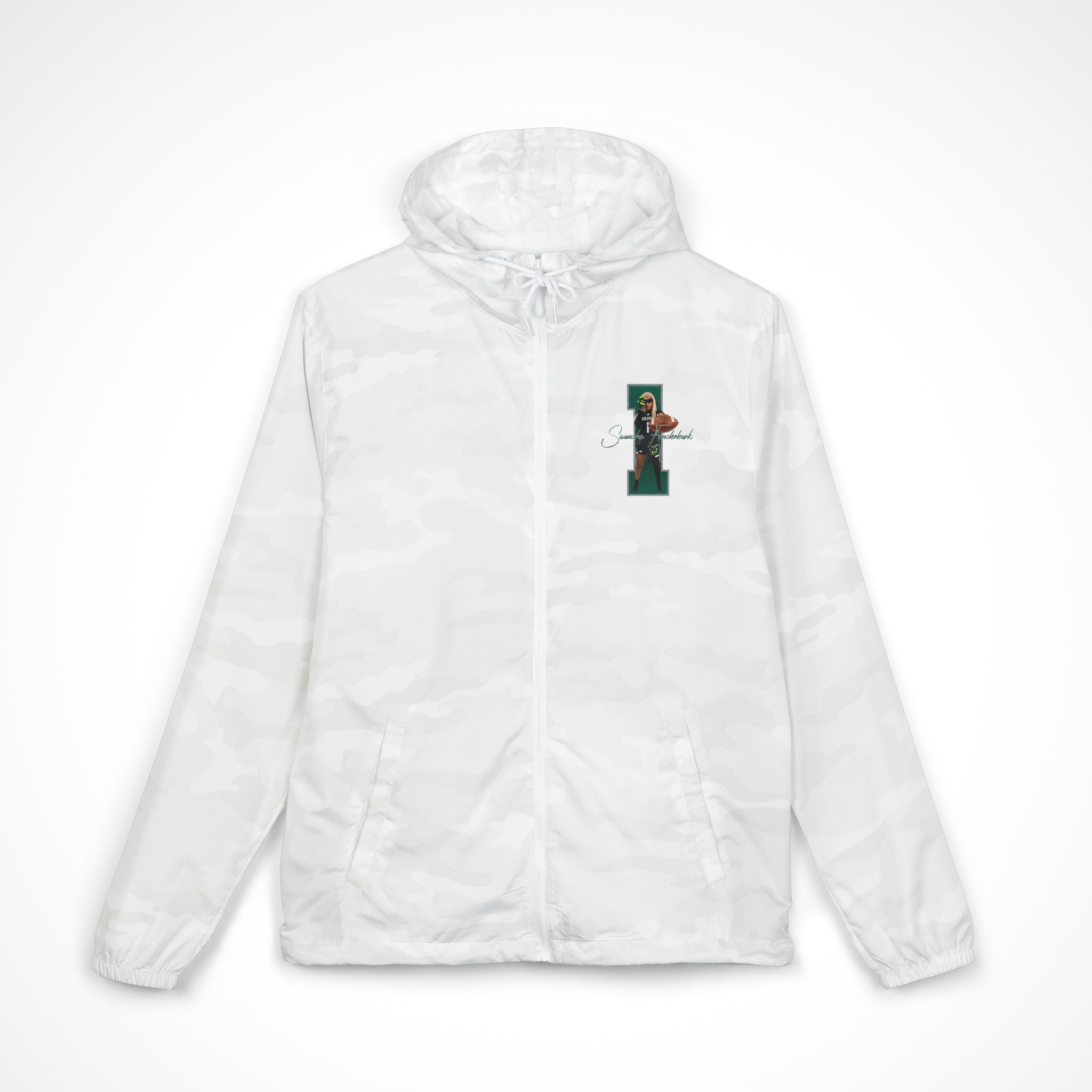 Saundra Funderburk Full-Zip Windbreaker