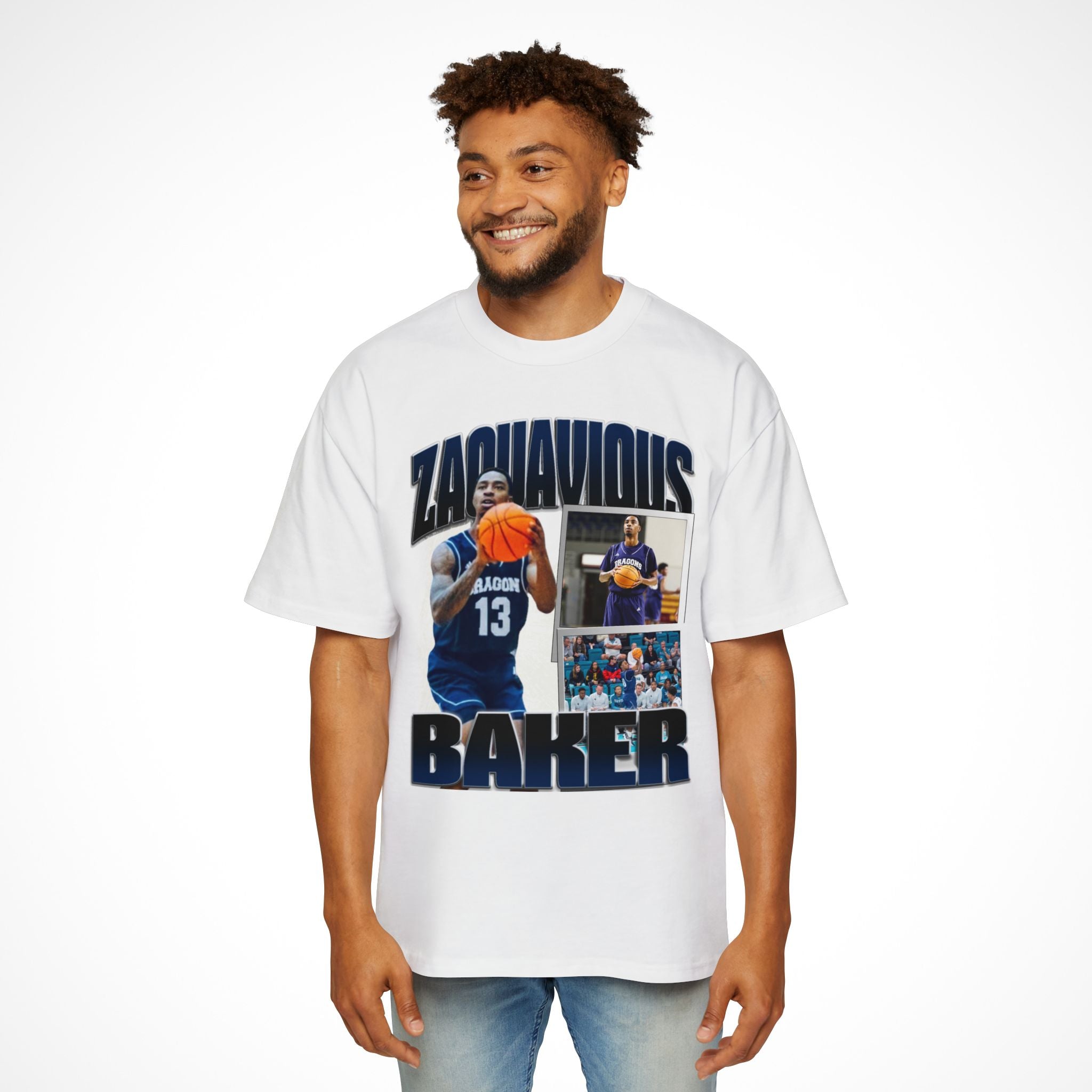 Zaquavious Baker Graphic Oversized Tee