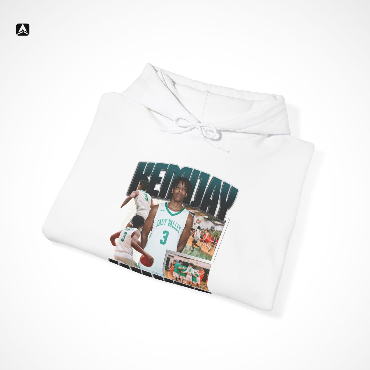 Kemijay White Graphic Hoodie