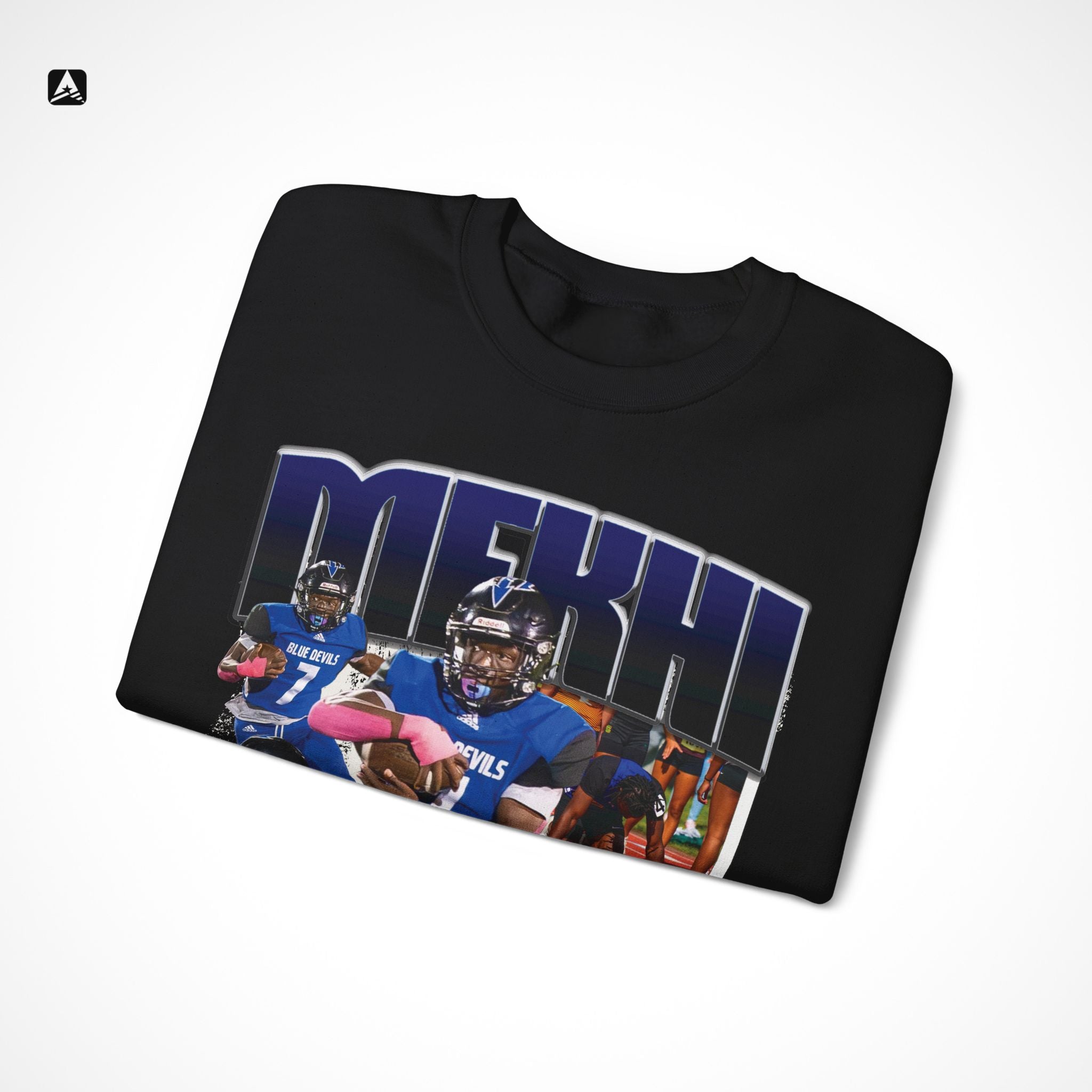 Mekhi White Graphic Crewneck