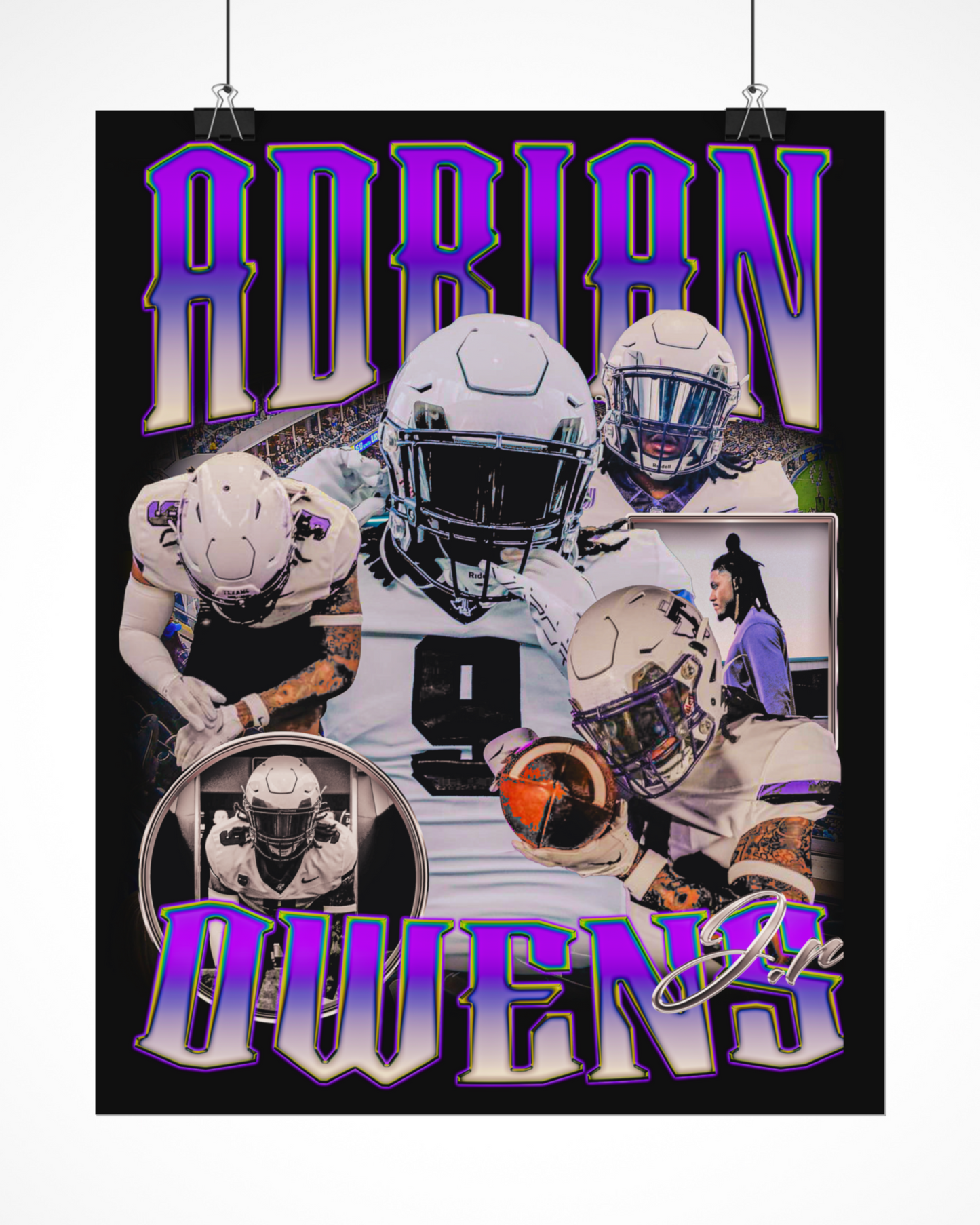 Adrian Owens Jr. Graphic Poster