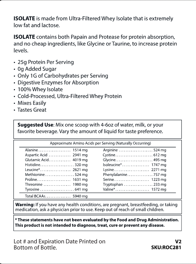 Athlete Brands © Whey Isolate Protein (Chocolate)