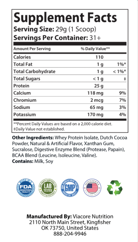 Athlete Brands © Whey Isolate Protein (Chocolate)