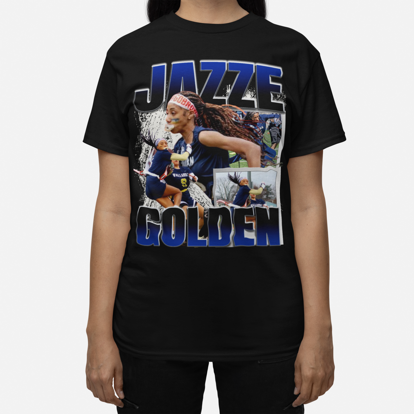Jazzé Golden Graphic Tee