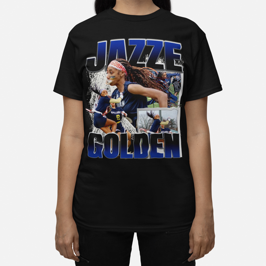 Jazzé Golden Graphic Tee