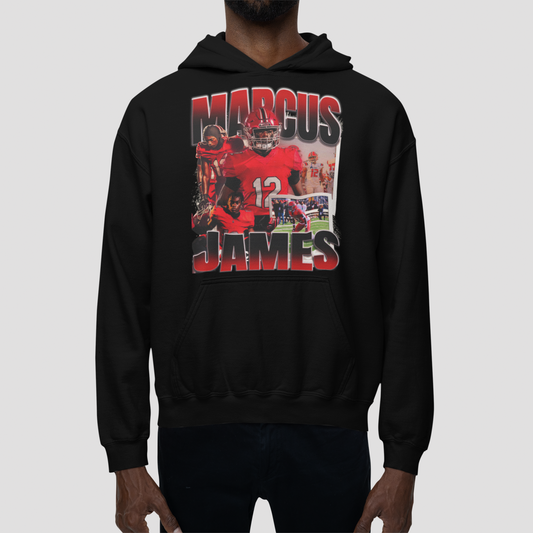 Marcus James  Graphic Hoodie